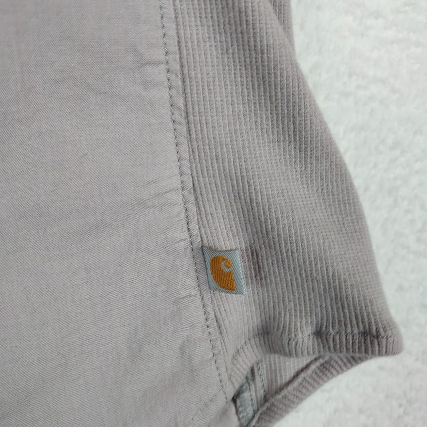 Carhartt Carhartt Womens Rugged Flex Button Down Shirt S Gray Plaid Cotton Stretch Long Sleeve Button-Up Regular Mens? No, Women, Size S Size S / US 4 / IT 40 - 6 Thumbnail