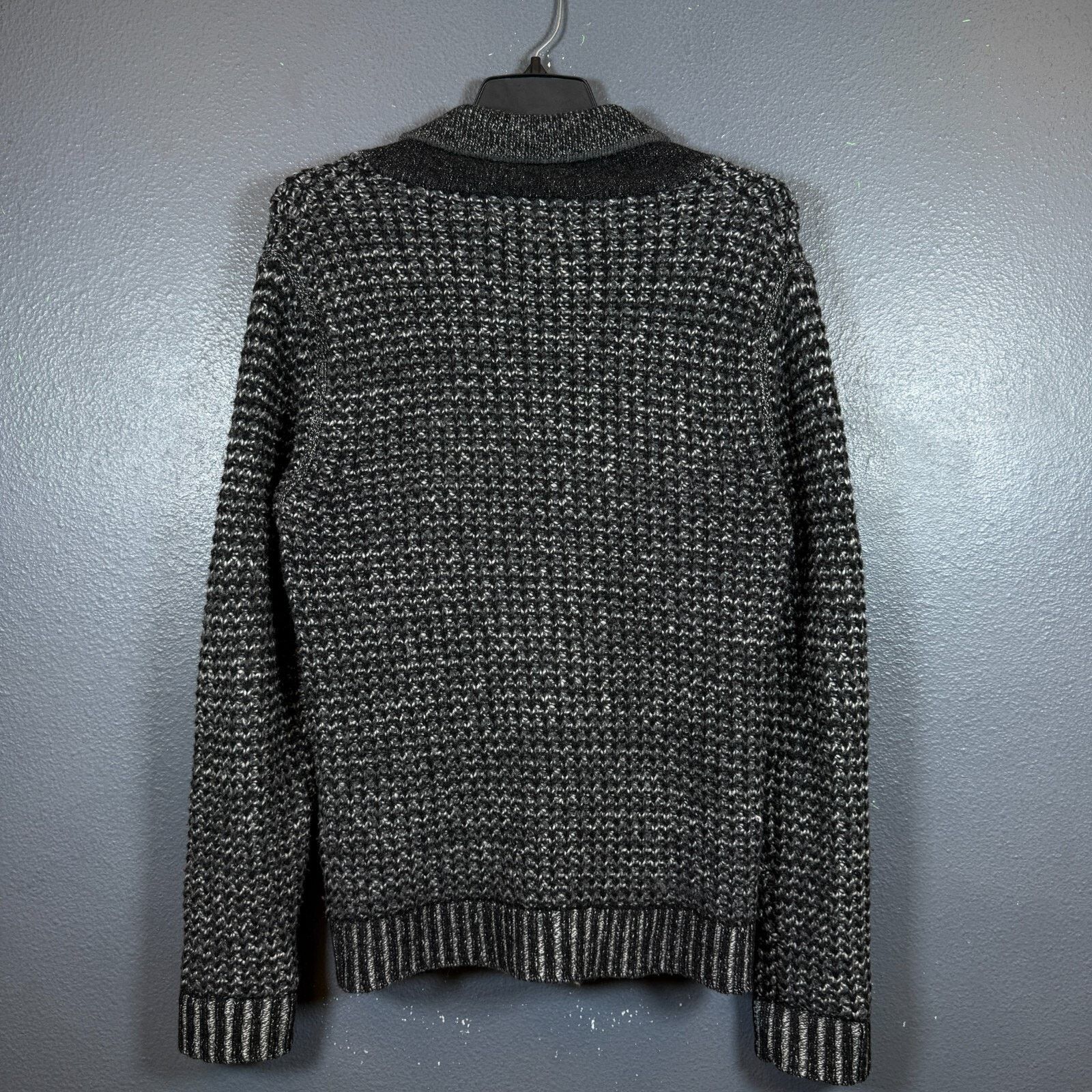 Rag & Bone Rag & Bone Neiman Marcus M black/white cardigan wool sweater Size US M / EU 48-50 / 2 - 6 Thumbnail