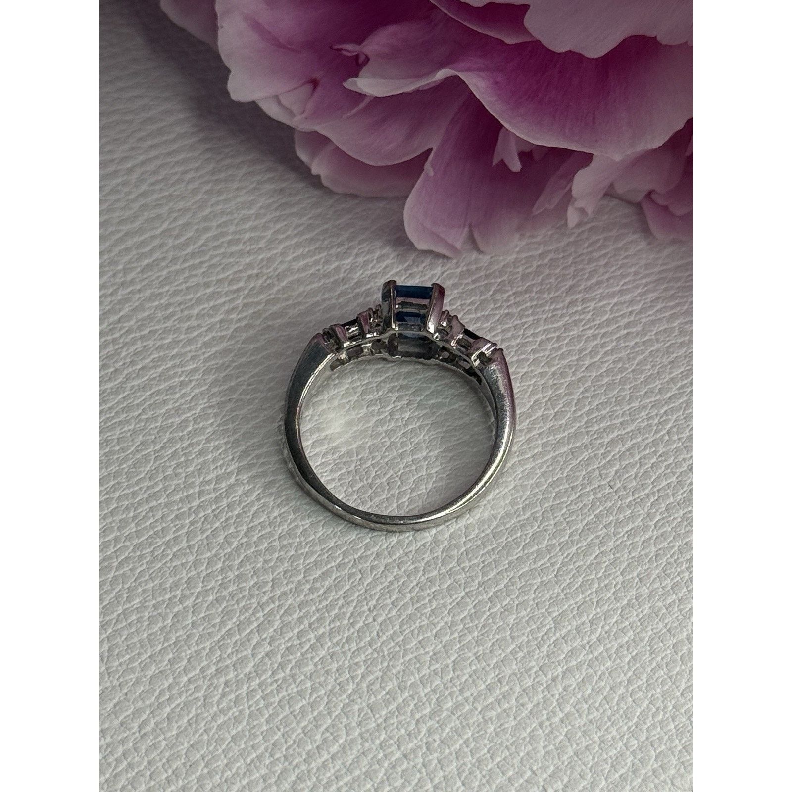Jewelry 925 STERLING SILVER TOPAZ SAPPHIRE BERYL RING SIZE 8 Size ONE SIZE - 4 Thumbnail