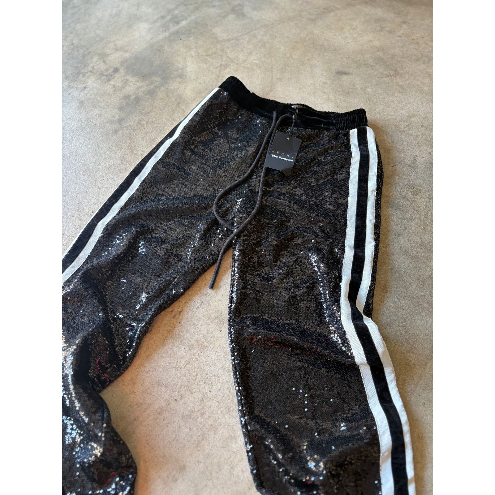 The Kooples The Kooples Sport Sequin Track Pants Womens US 2 — NWT Size 26" / US 2 / IT 38 - 2 Thumbnail