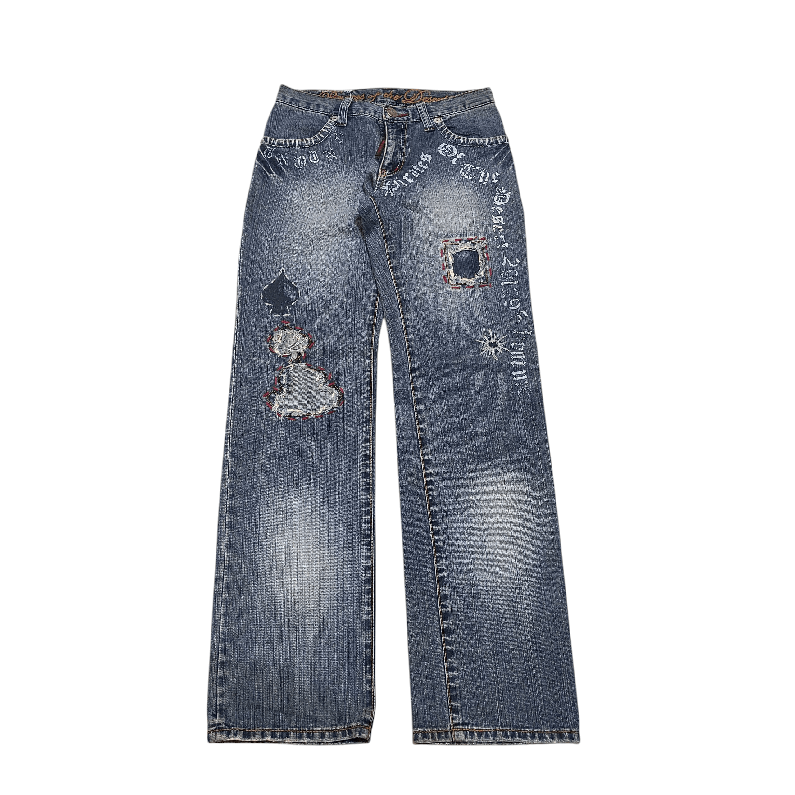 291295=Homme 291259 = Homme Distressed Denim — Y2K Japanese Punk Size US 30 / EU 46 - 1 Thumbnail