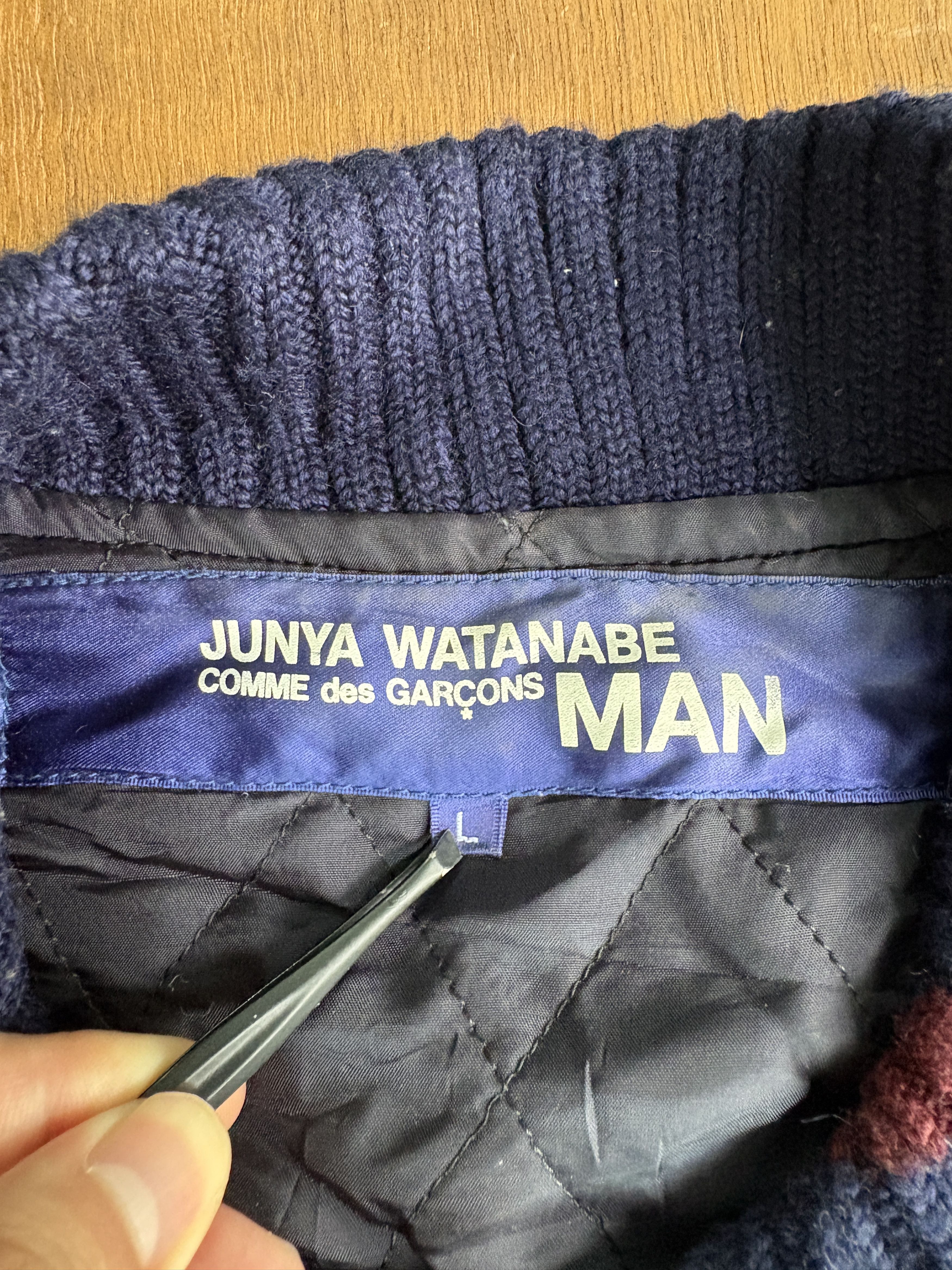 Junya Watanabe Junya Watanabe CDG Man Varsity Jacket 2002 Size US L / EU 52-54 / 3 - 12 Thumbnail