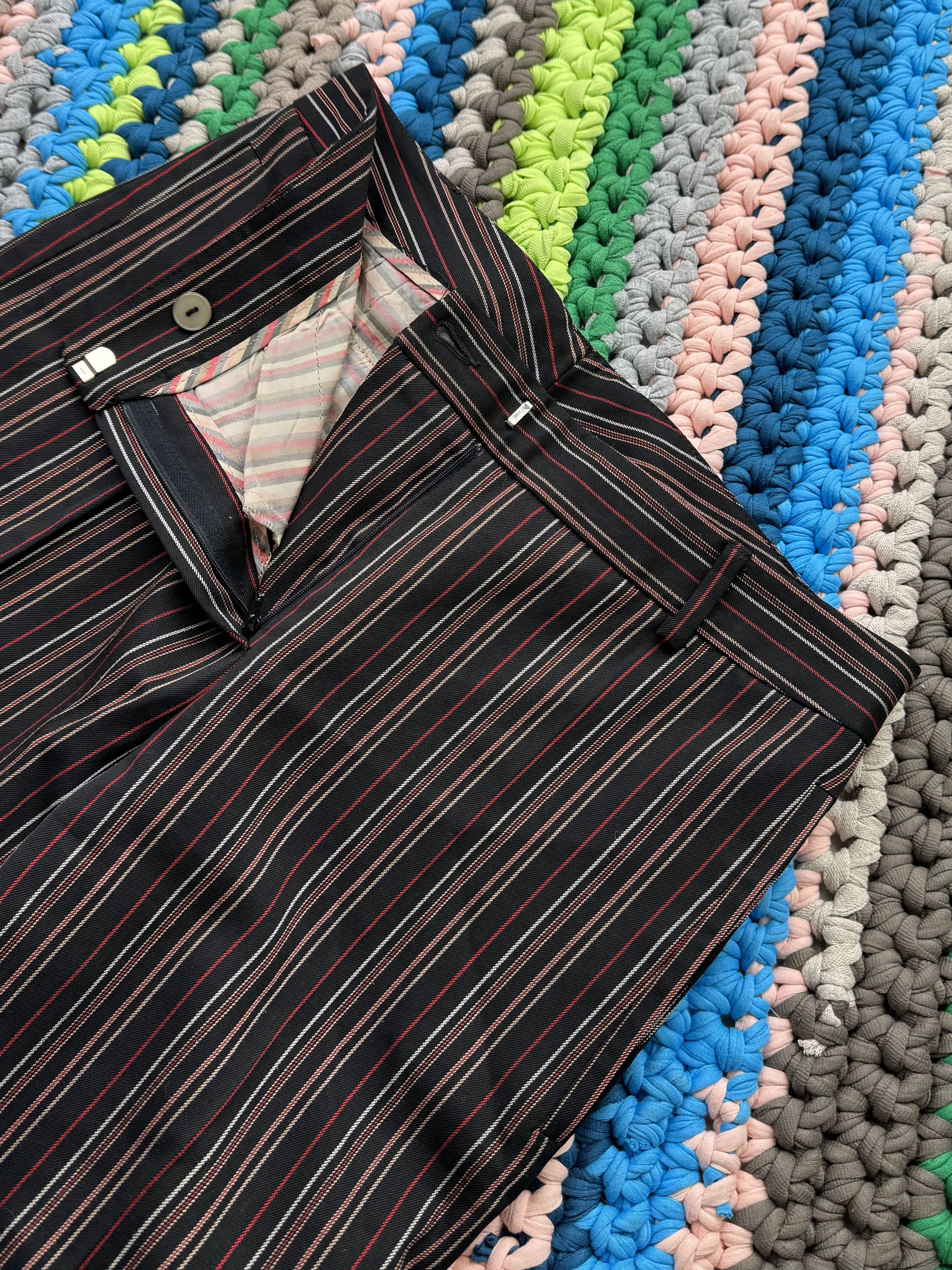 Missoni Missoni Vintage Striped Wool Suit (V84) Size 28" / US 6 / IT 42 - 14 Thumbnail