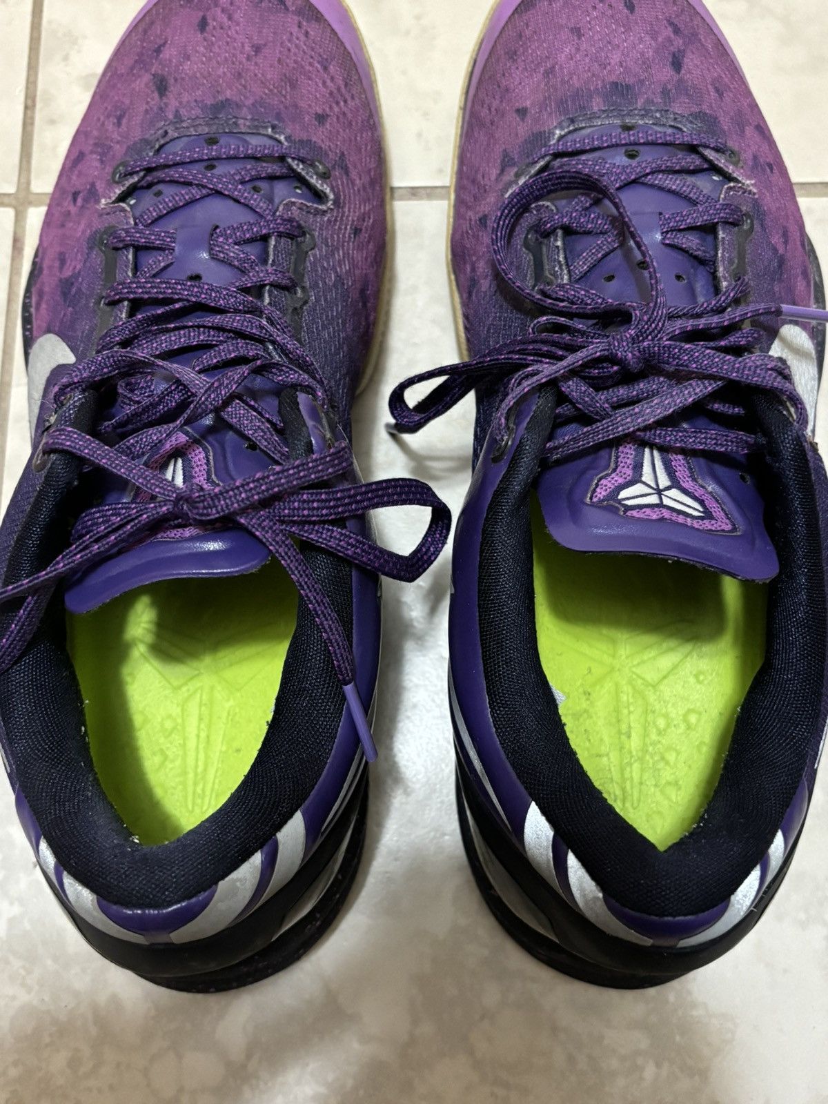 Nike Rare Nike Kobe 8 Playoffs Purple Platinum Shoes Size 9.5 Size US 9.5 / EU 42-43 - 16 Thumbnail