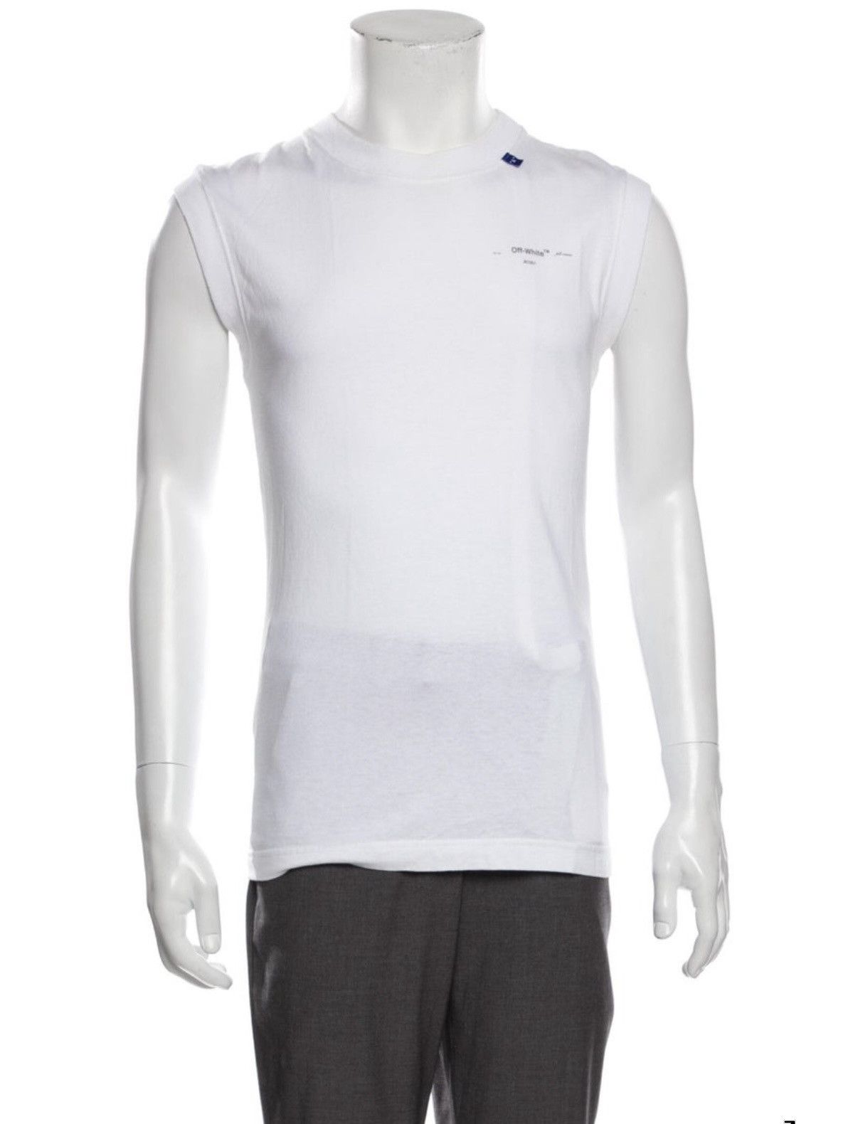 Off-White Off white sleeveless T shirt Size US S / EU 44-46 / 1 - 1 Thumbnail