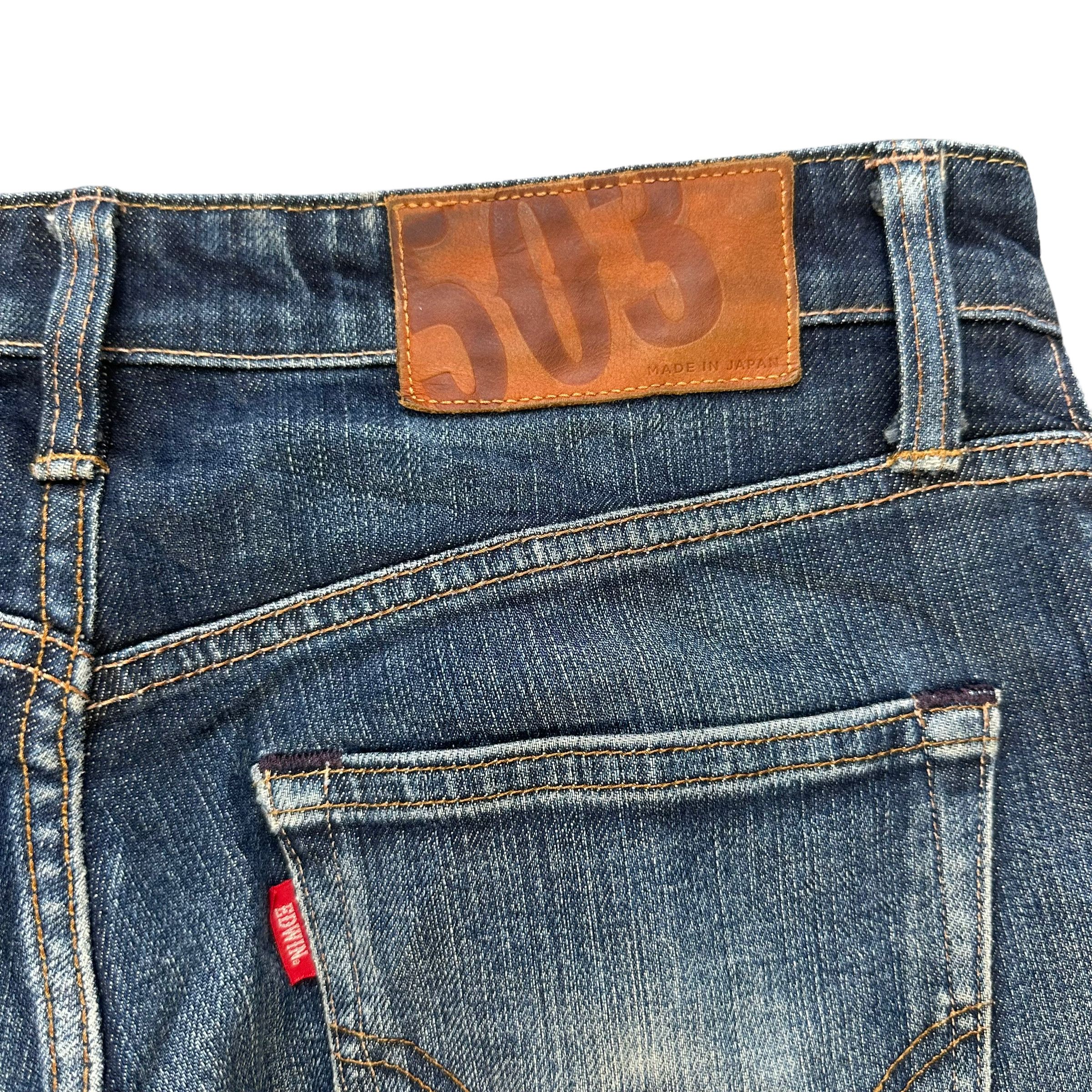 Edwin EDWIN 503 WASHED DENIM PANT #8640-018 Size US 31 - 13 Thumbnail