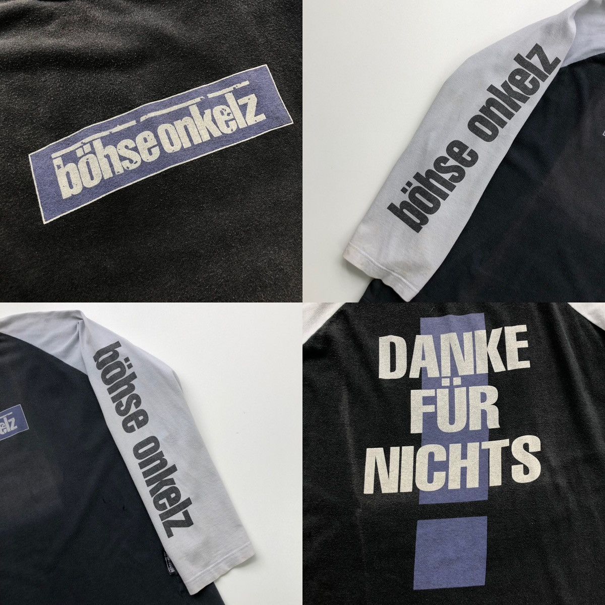 Band Tees × Vintage Bohse Onkelz 1995 Danke Fur Nichts 90’s Vintage Long Sleeve Size US L / EU 52-54 / 3 - 8 Thumbnail
