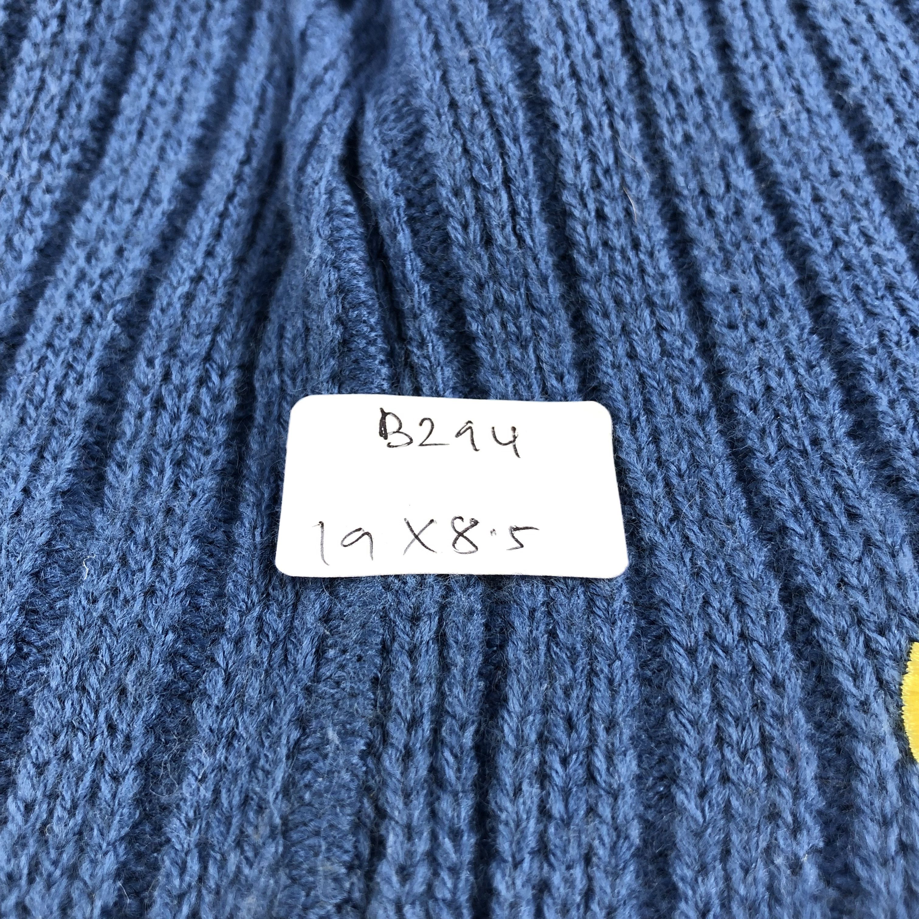 Bogner Vintage Bogner Ribbed Knit Beanie Blue Made In USA Hat B294 Size ONE SIZE - 9 Thumbnail