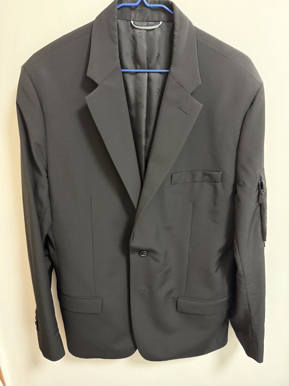 Dior Dior black wool saddle blazer jacket 50 Size 50S - 8 Thumbnail