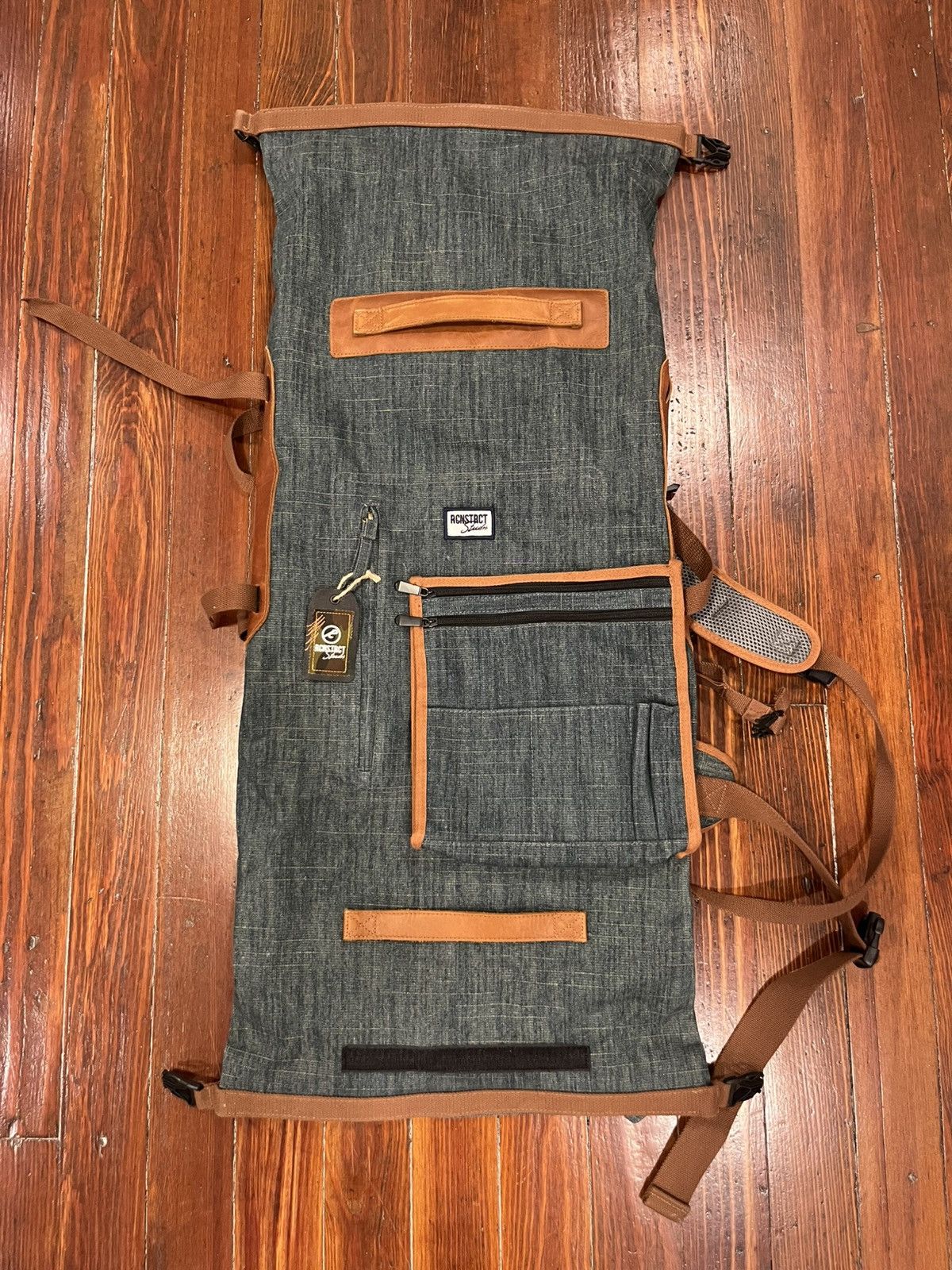 Other 1 of 1 Handmade Denim Convertible Duffle Backpack Roll Top Size ONE SIZE - 2 Thumbnail