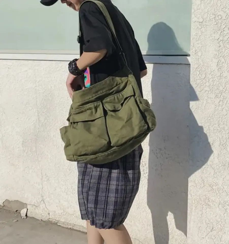 Japanese Brand Canvas crossbody bag Size ONE SIZE - 3 Thumbnail