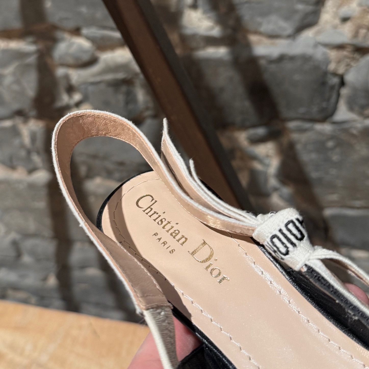 Dior Dior Black Technical Fabric J'adior Slingback Pumps Size US 7 / IT 37 - 5 Thumbnail