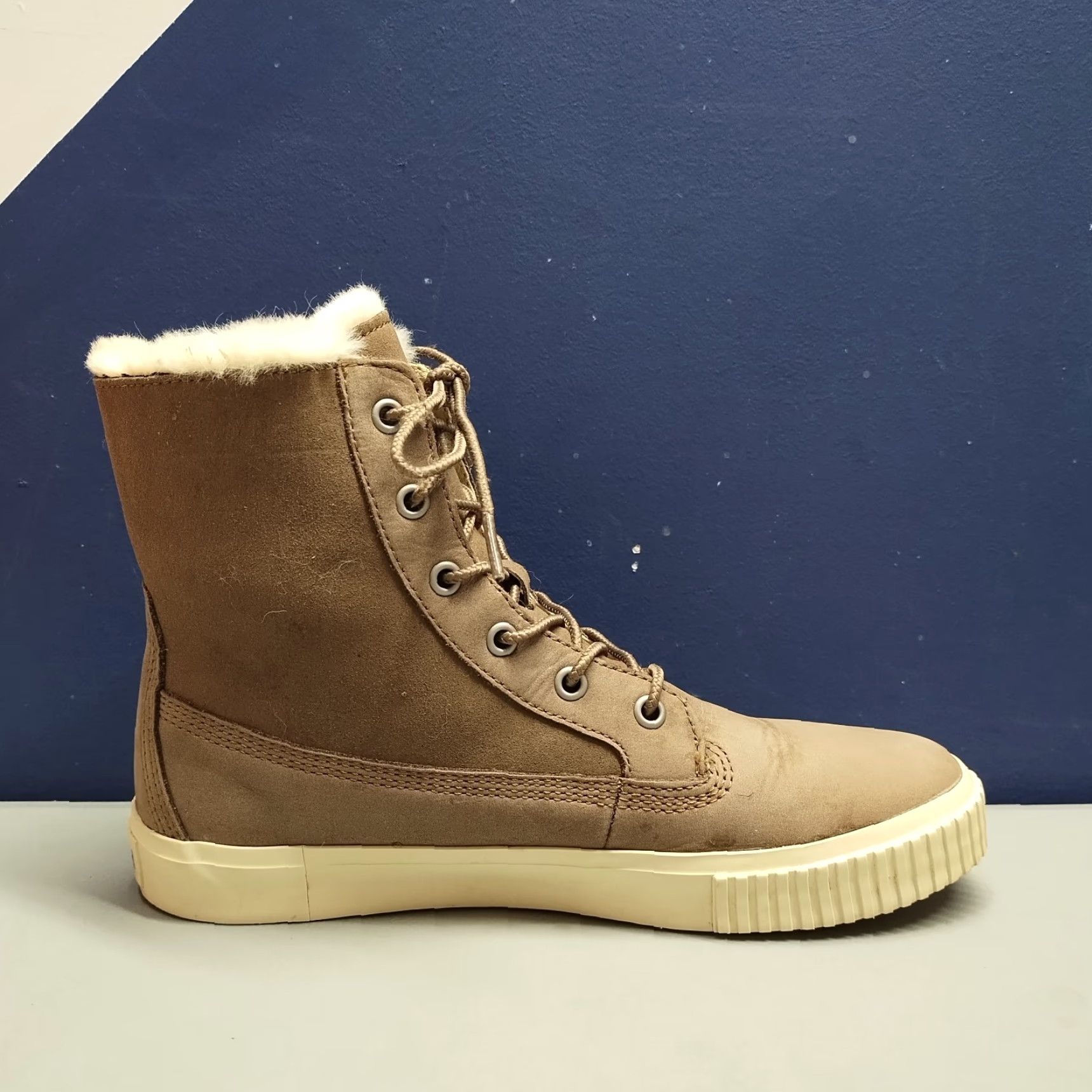 Timberland Timberland Skyla Bay Winter Boots Womens Size US 8 White & Brown Round Toe Lace Up Size US 8 / IT 38 - 6 Thumbnail