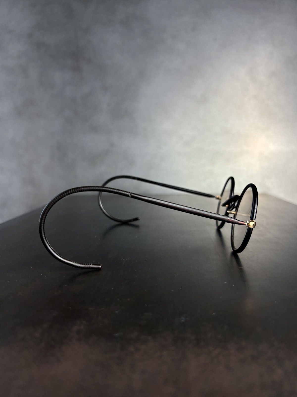 Bausch & Lomb Antique Eyeglasses 1900s B&L Round Windsor Frames Spectacles Size ONE SIZE - 7 Thumbnail