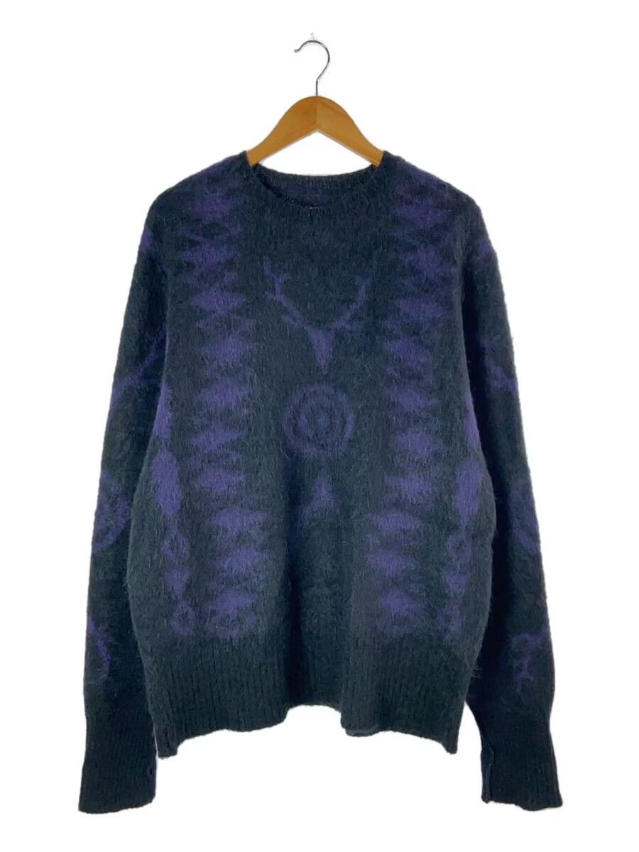 South2 West8 Argyle Mohair Knit Sweater Size US L / EU 52-54 / 3 - 1 Thumbnail
