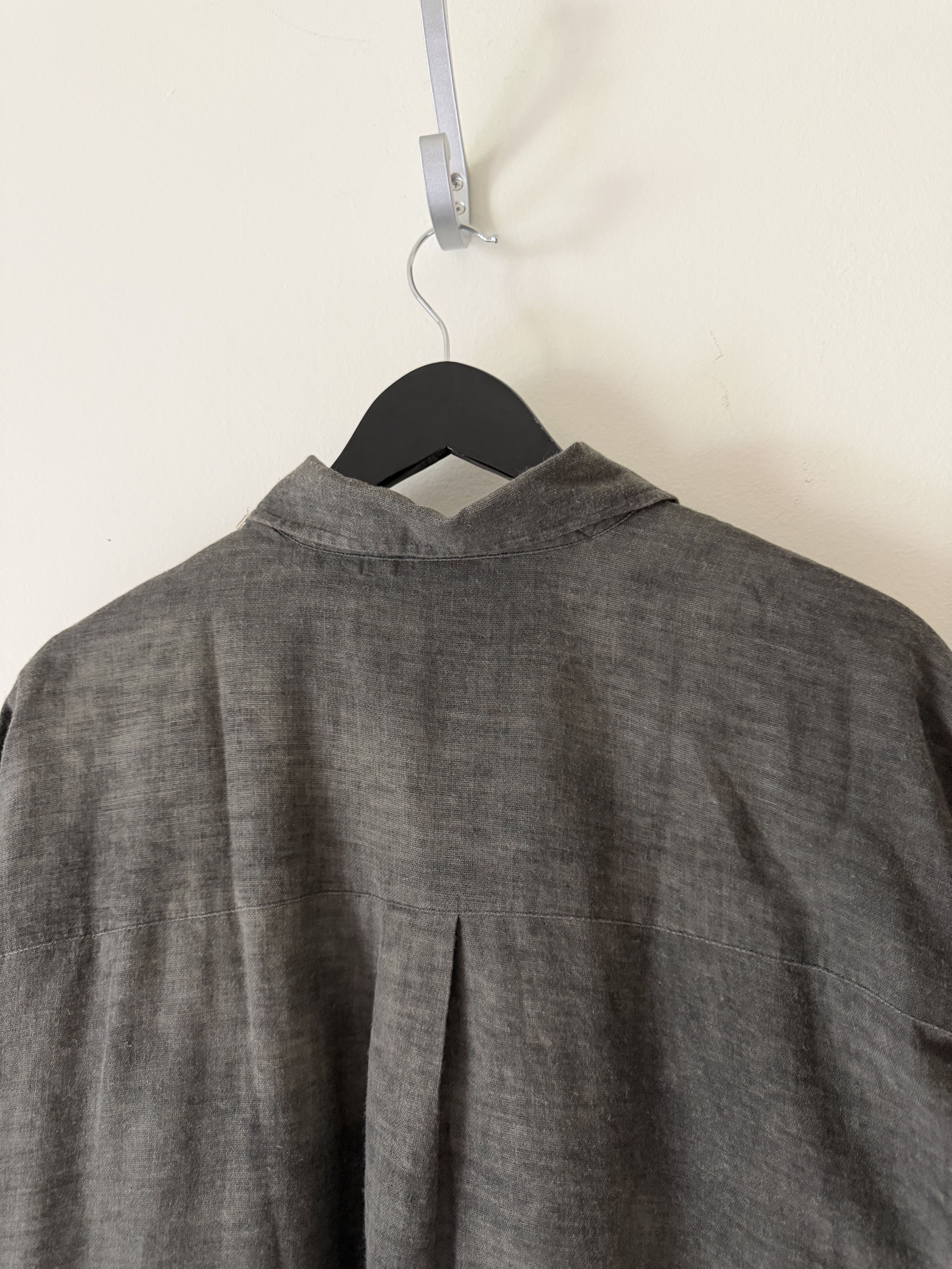 Our Legacy Our Legacy Sparce Cotton Above Shirt in Dark Cloud Size US L / EU 52-54 / 3 - 6 Thumbnail