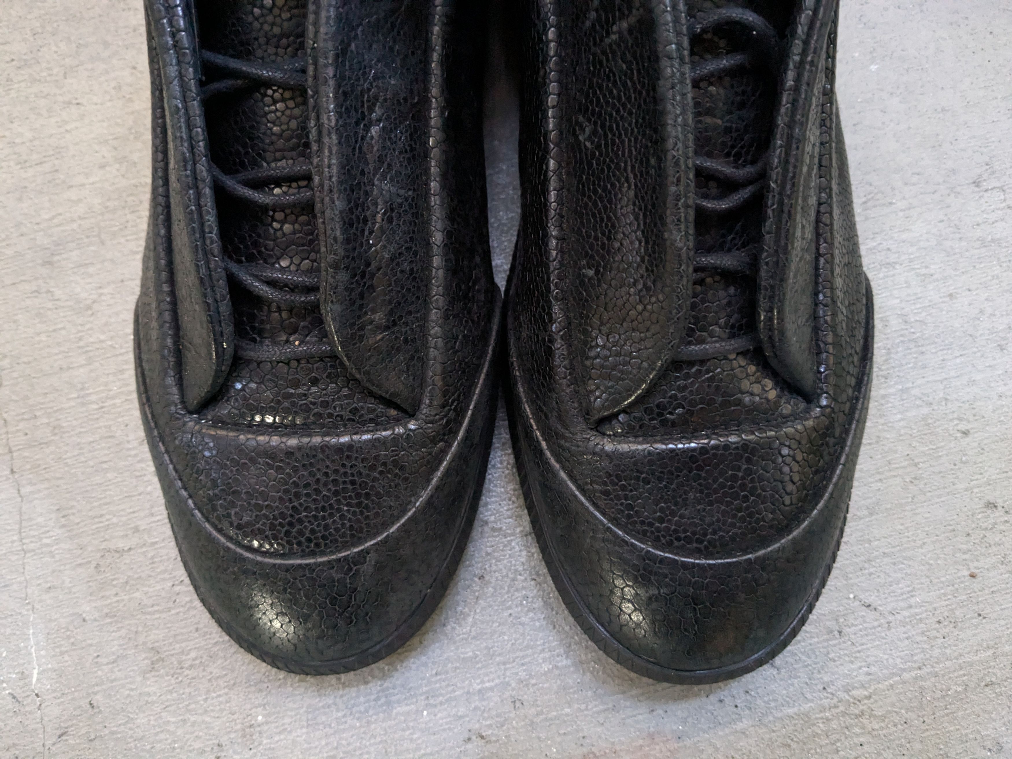 Maison Margiela Maison Margiela Future Black 9 42 Leather High Tops Size US 9 / EU 42 - 5 Thumbnail