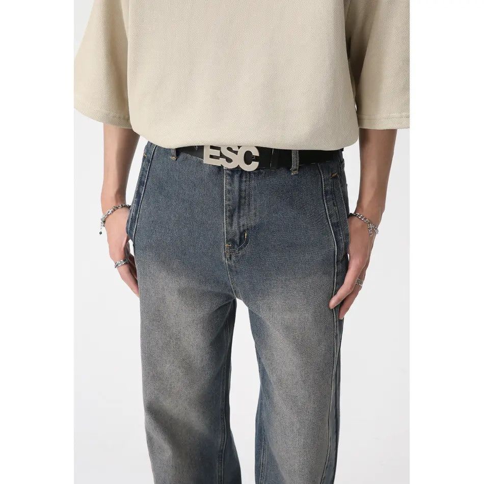 Japanese Brand Retro loose pocket casual jeans Size US 32 / EU 48 - 4 Thumbnail