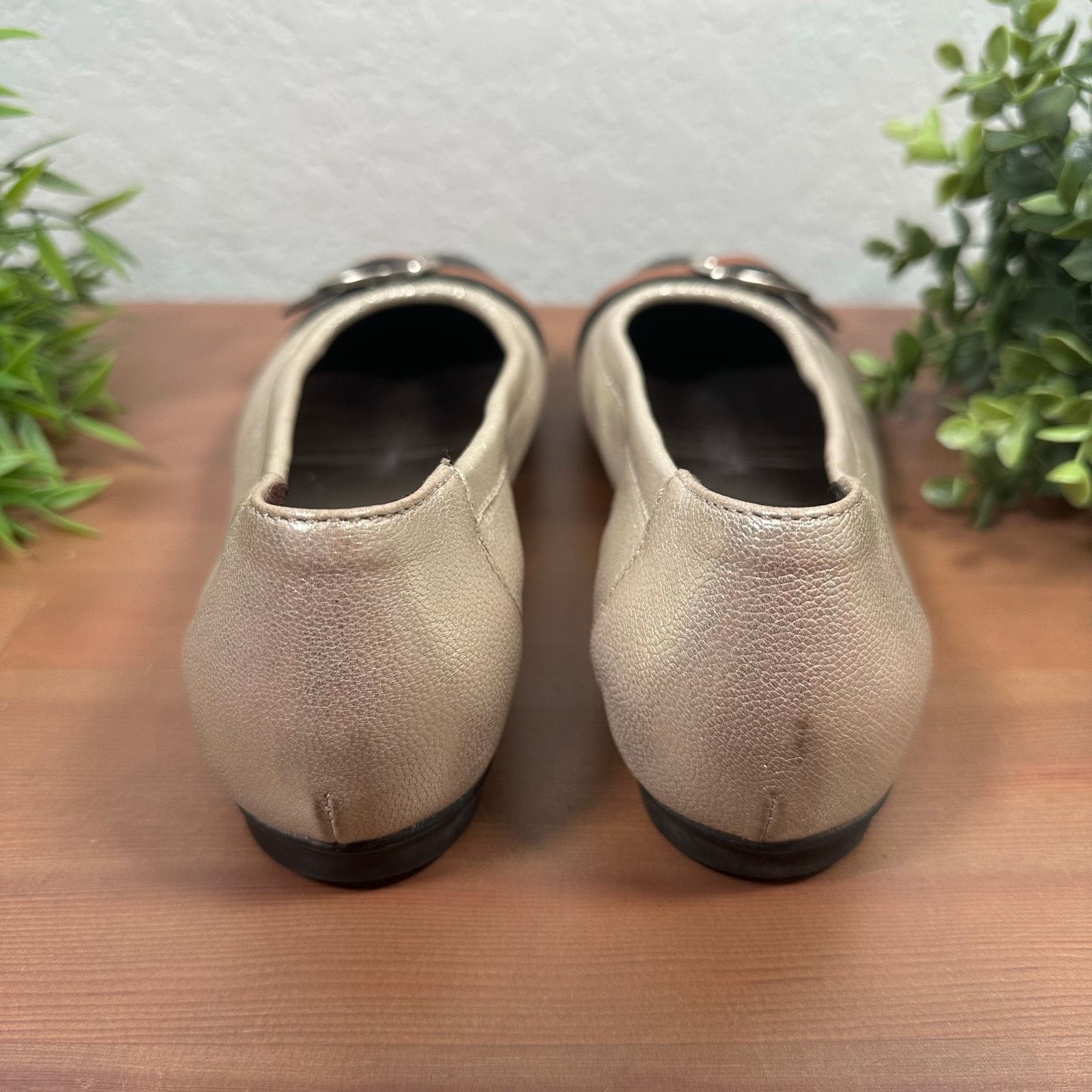 AGL AGL Attilio Giusti Leombruni Cap Toe Belted Ballet Flats Size US 8.5 / IT 38.5 - 4 Thumbnail