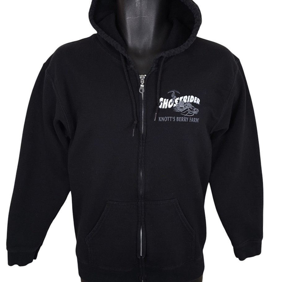 Gildan Knotts Berry Farm Sweatshirt Hoodie Mens Size XS Black Size US XS / EU 42 / 0 - 2 Thumbnail