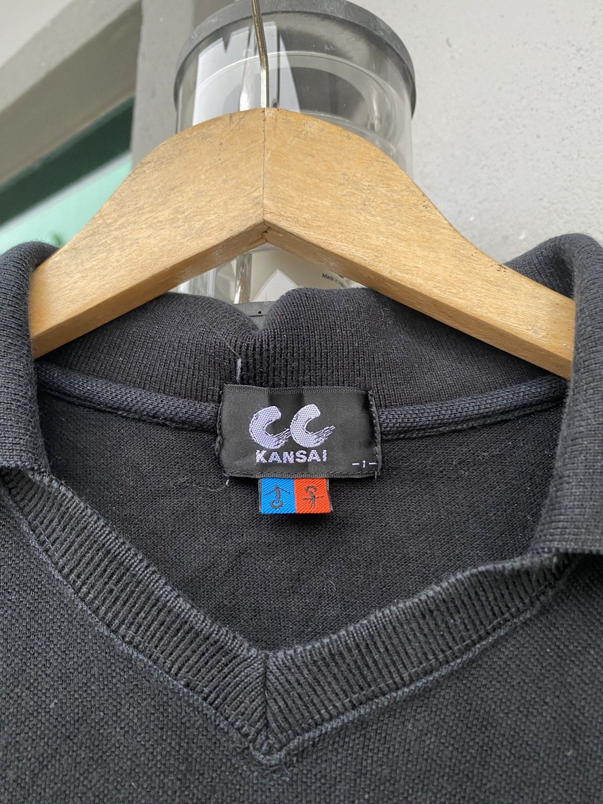 Japanese Brand × Kansai Yamamoto Kansai Yamamoto CC Kansai Collar Shirts Size US XS / EU 42 / 0 - 5 Thumbnail