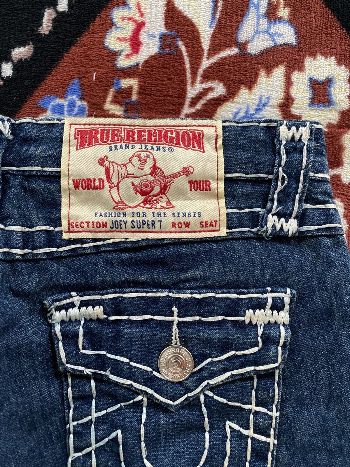 True Religion True Religion Flared Joey Super T Jeans Size US 28 / EU 44 - 4 Thumbnail