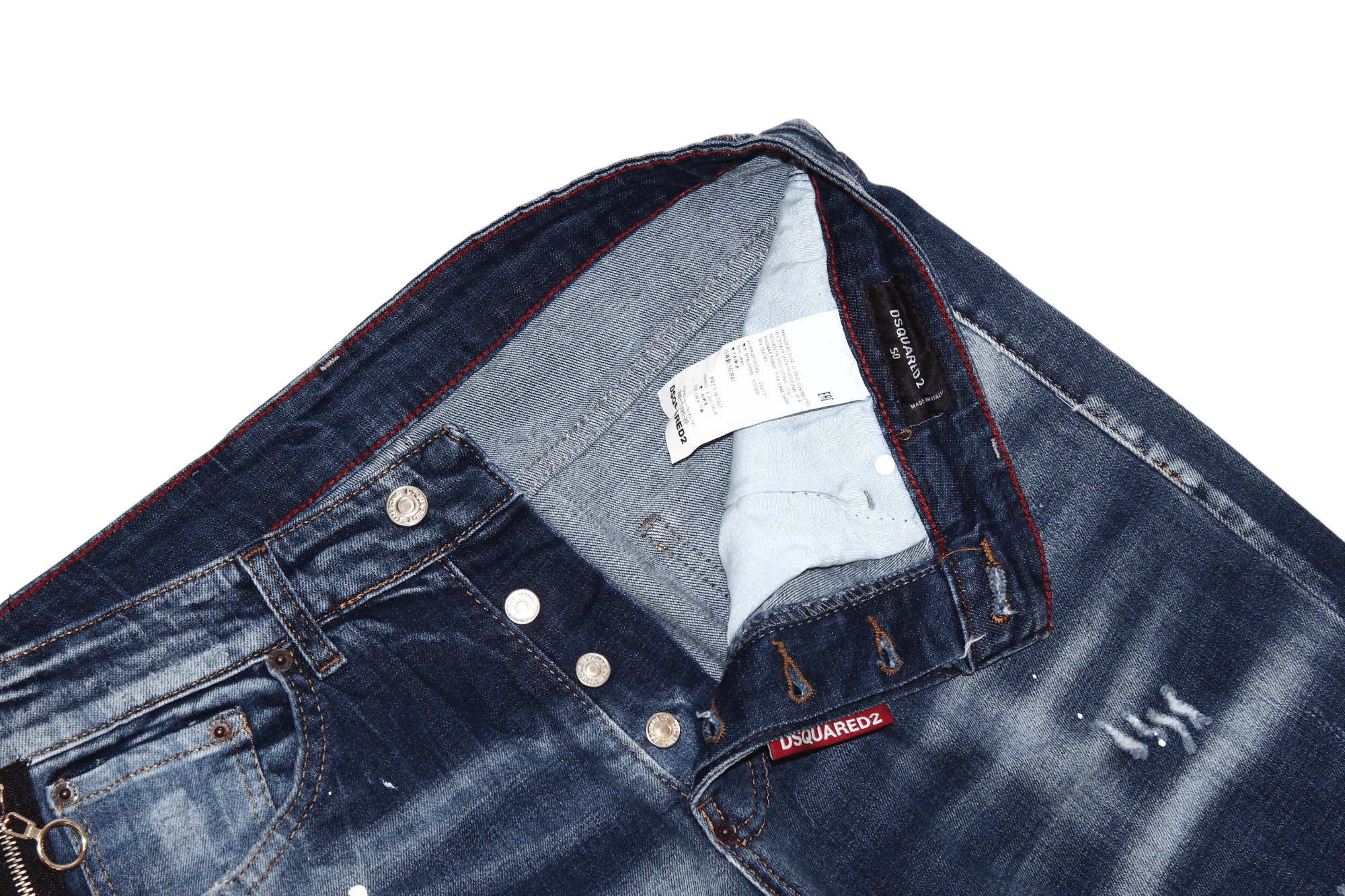Dsquared2 Dsquared2 Limited Edition Twins Slim Splash Faded Jeans Size US 32 / EU 48 - 5 Thumbnail