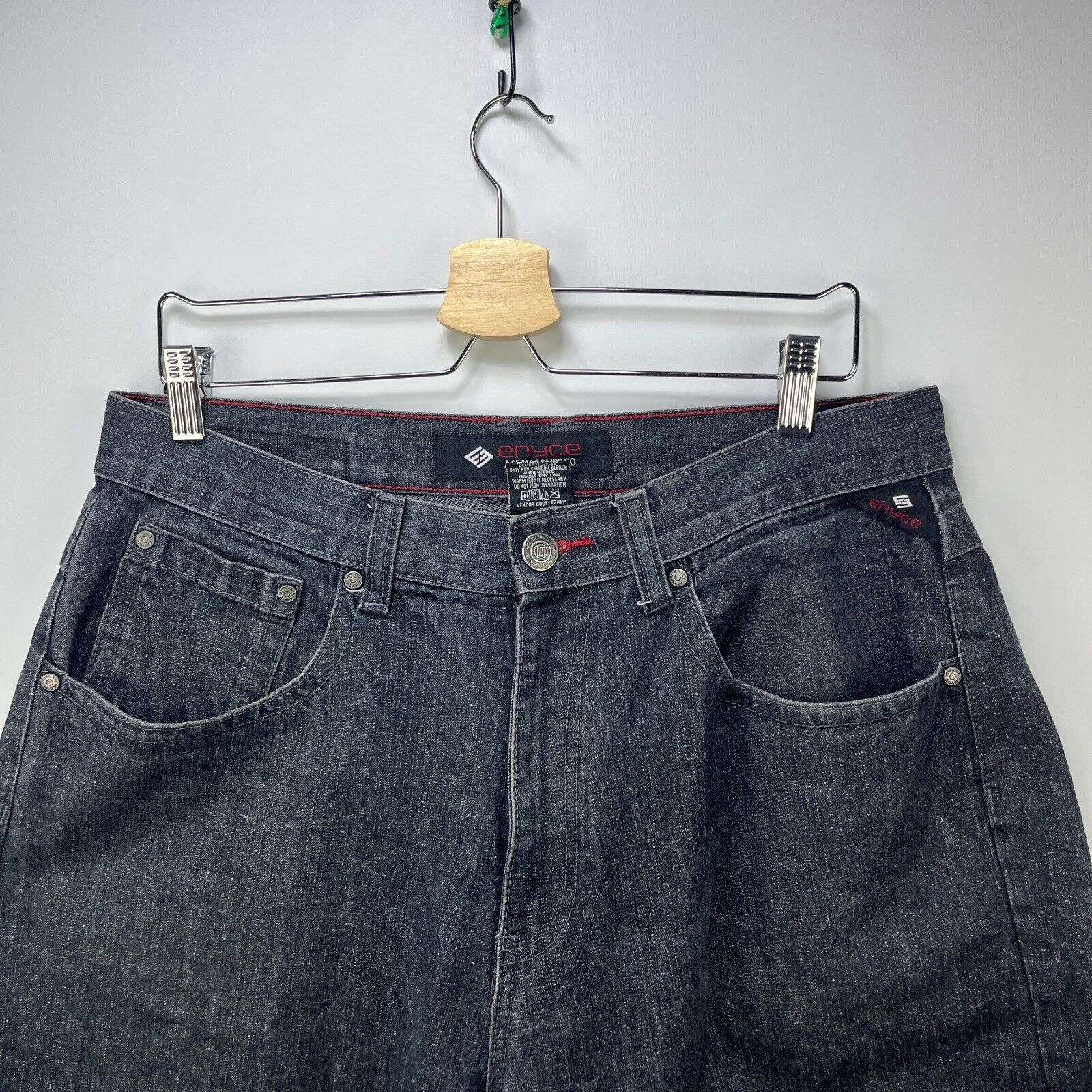 Enyce × Vintage Vintage Y2K ENYCE Sean Combs Sean John Jorts 36 Baggy Wide Size US 36 / EU 52 - 7 Thumbnail