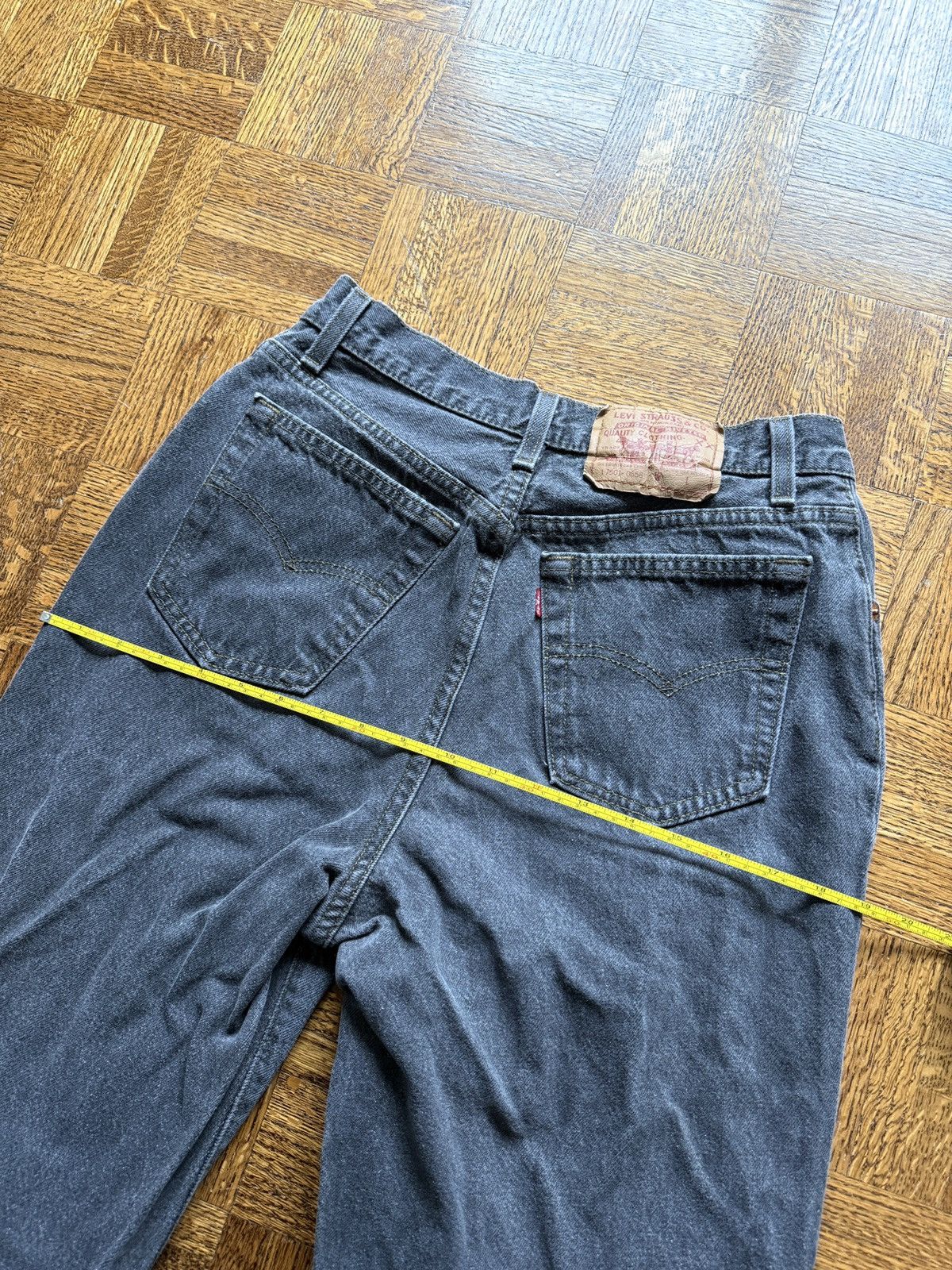 Levi's Vintage 90s Levi’s Button Fly Faded Denim Jeans Size 28" / US 6 / IT 42 - 5 Thumbnail