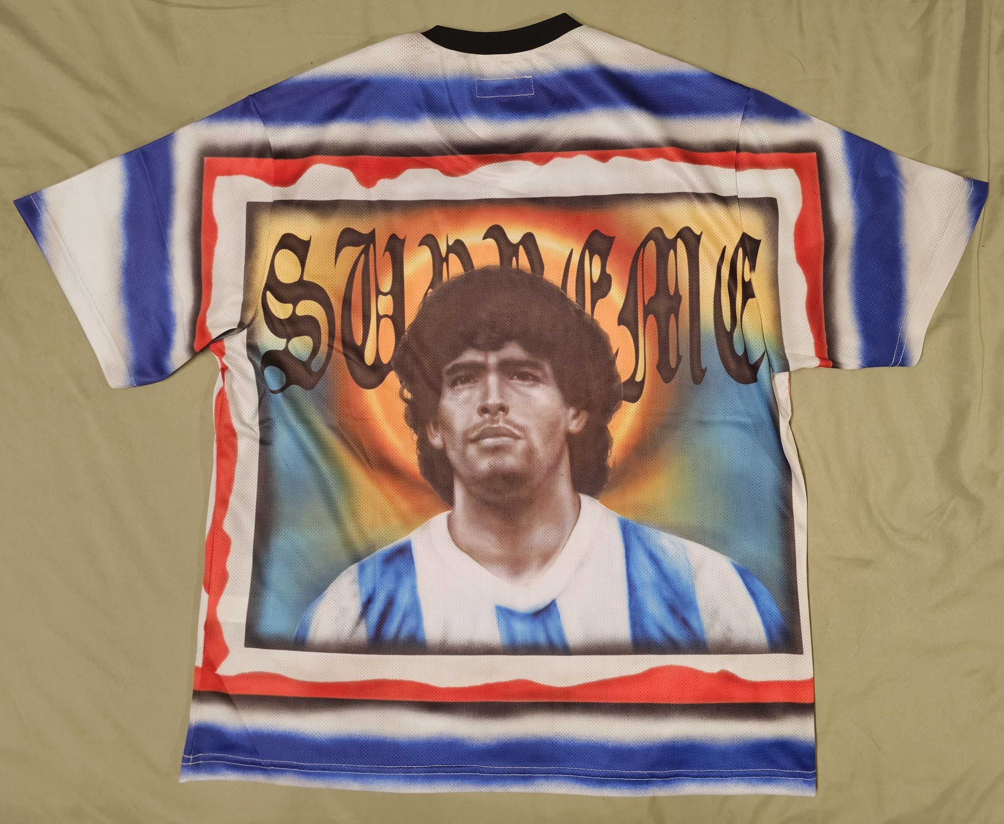 Supreme SUPREME MARADONA SOCCER JERSEY | Grailed