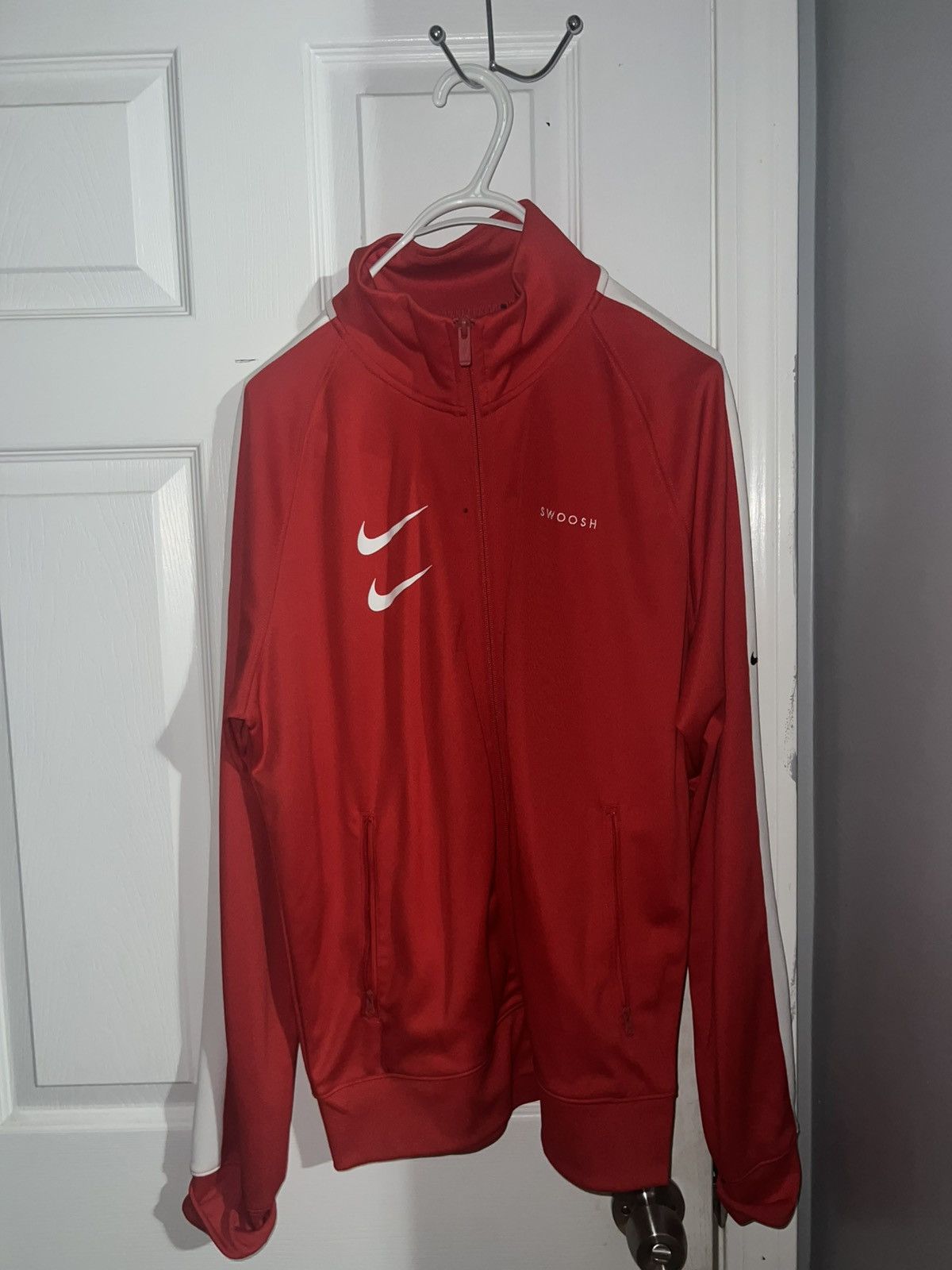 Nike Nike Red Double Swoosh track jacket Size US M / EU 48-50 / 2 - 1 Thumbnail