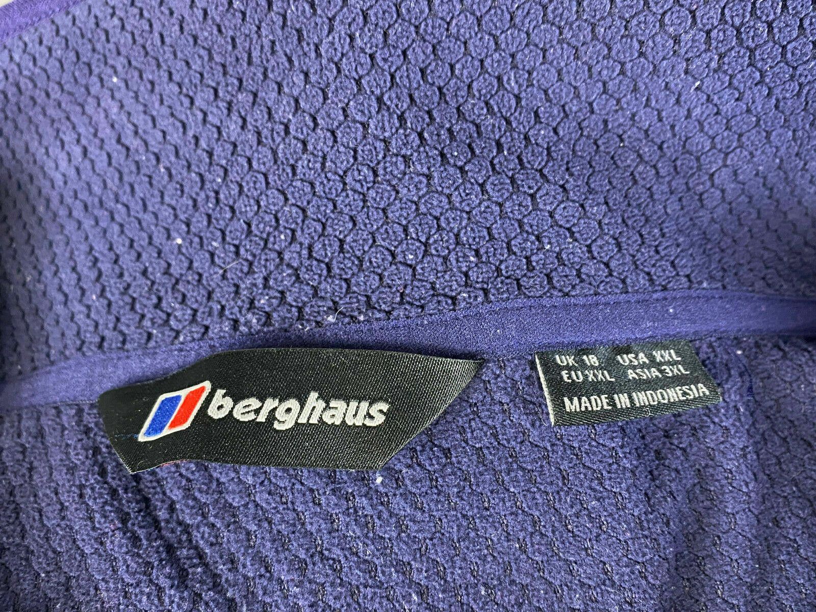 Berghaus Berghaus Blue High Button Up Fleece Jumper Size UK 18 2XL Size US XXL / EU 58 / 5 - 9 Thumbnail
