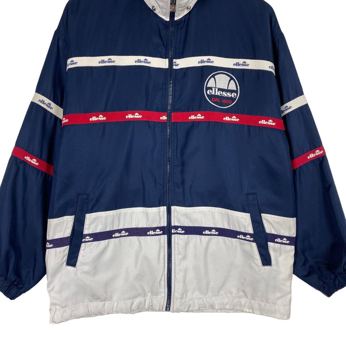 Ellesse Vintage Ellesse Small Logo Zipper Light Jacket Size US L / EU 52-54 / 3 - 4 Thumbnail