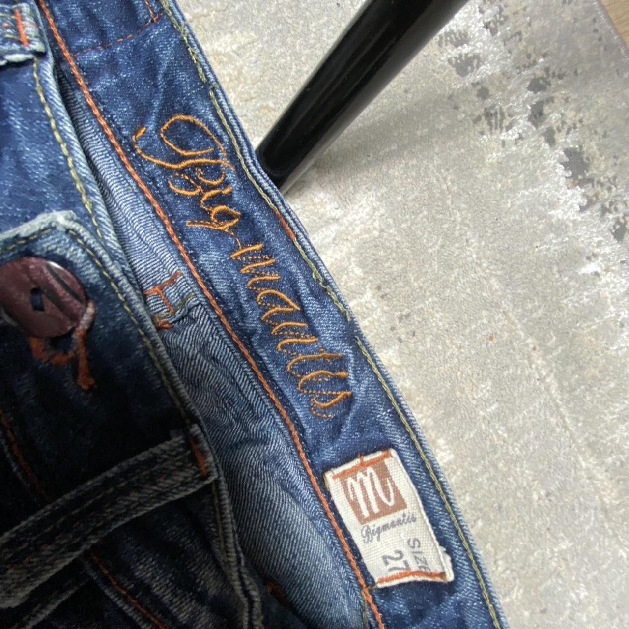 Japanese Brand 00s Style Washed Slim Jeans Navy 27" Size 27" / US 4 / IT 40 - 6 Thumbnail