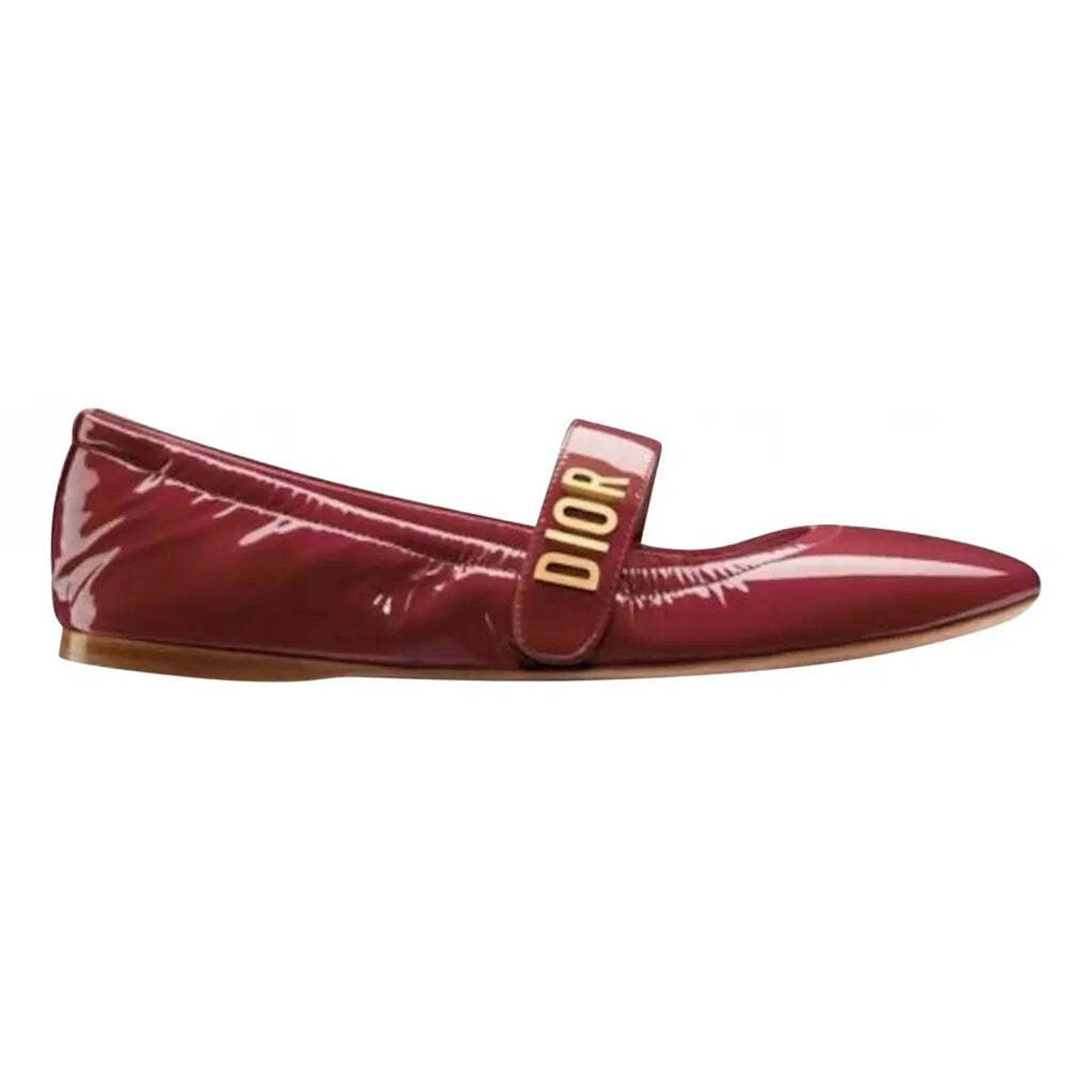 Dior Dior Baby D Scarlet Red Patent Leather Logo Mary Jane Size US 10 / IT 40 - 1 Thumbnail