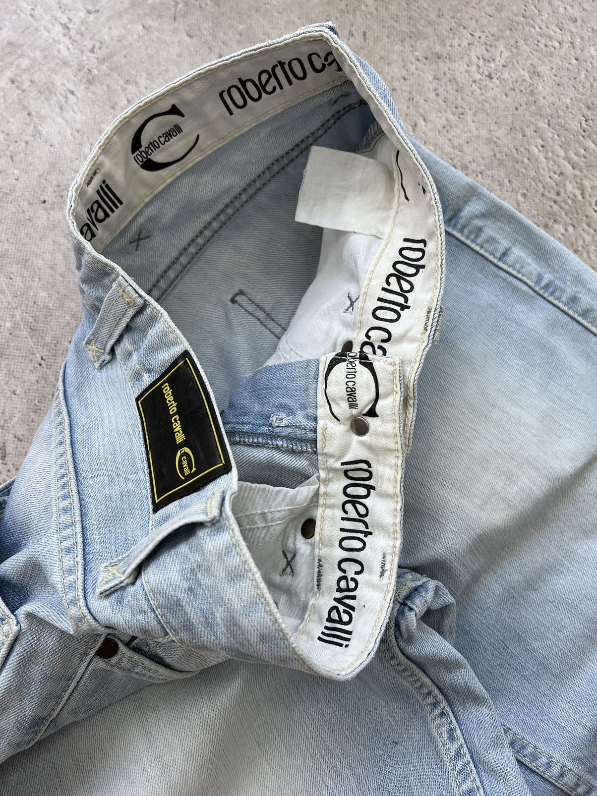 Japanese Brand × Vintage Vintage Distressed Denim Pants Cavalli Style Jeans Size US 30 / EU 46 - 6 Thumbnail
