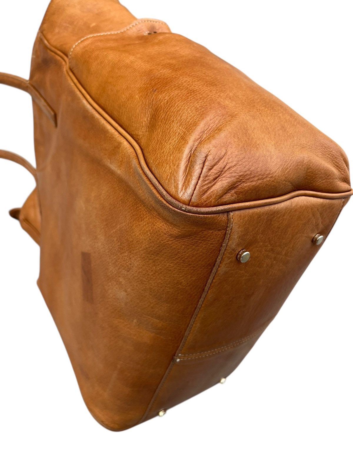 Leather Aniary Japan Patina Leather Tote Bag Cargo Size ONE SIZE - 16 Thumbnail