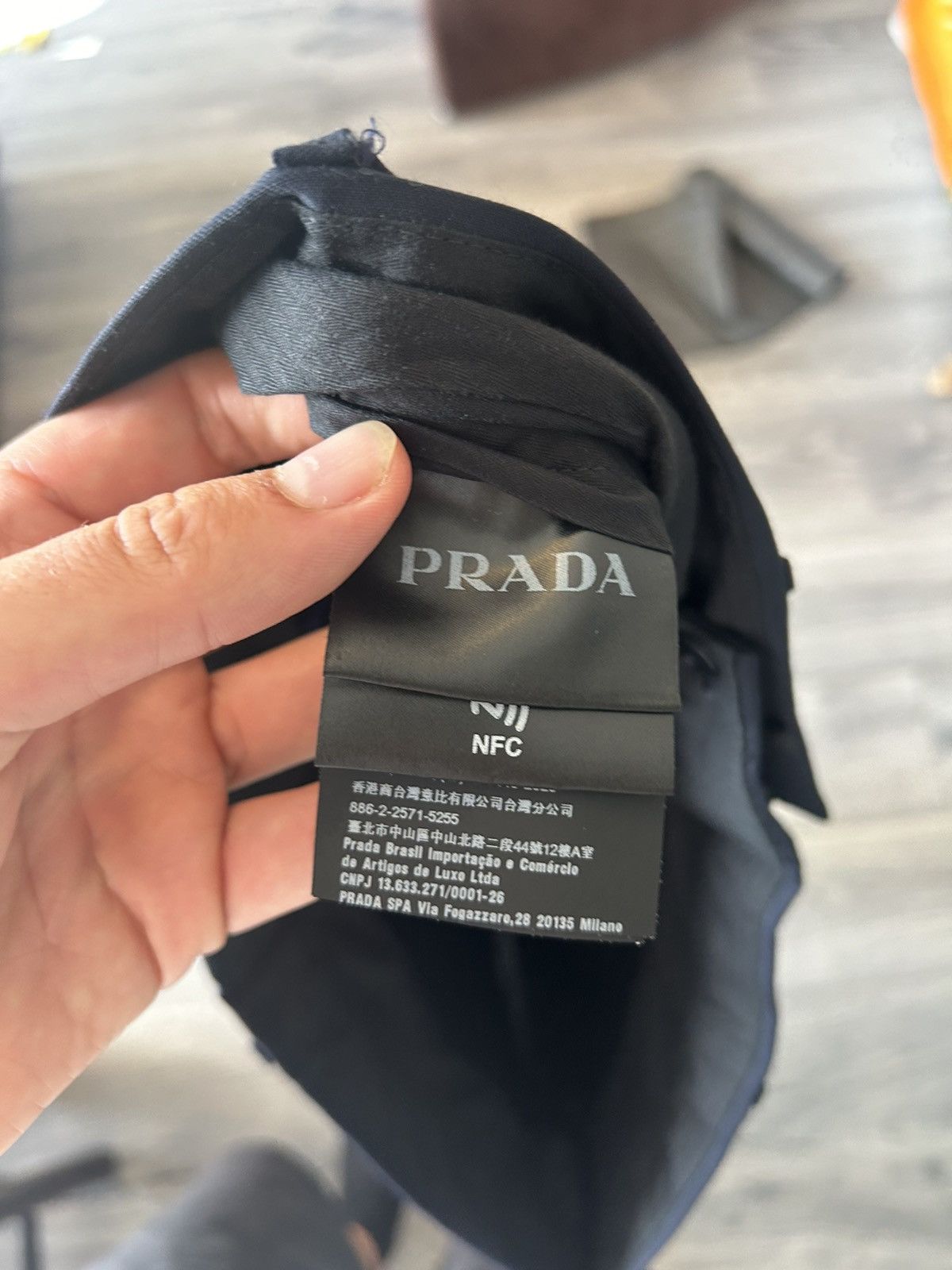 Prada Virgin Wool Navy Slim Fit Dress Pants Size US 31 - 16 Thumbnail