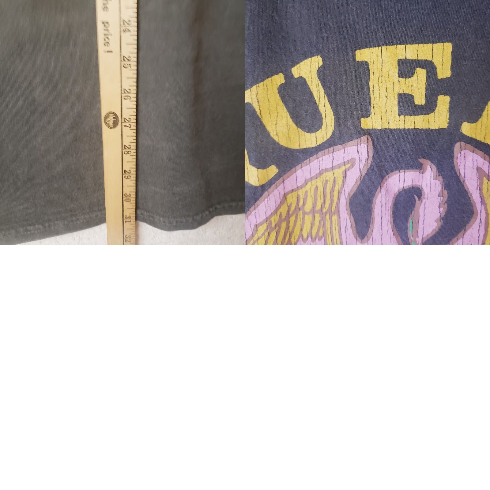 Vintage VINTAGE Queen Tour 75 Official Merch Mens T-Shirt M/L Black Cotton Jersey Short Sleeve Round Neck Logo 75 Queen Band Tour Boys/Girls Mens Size US M / EU 48-50 / 2 - 10 Thumbnail