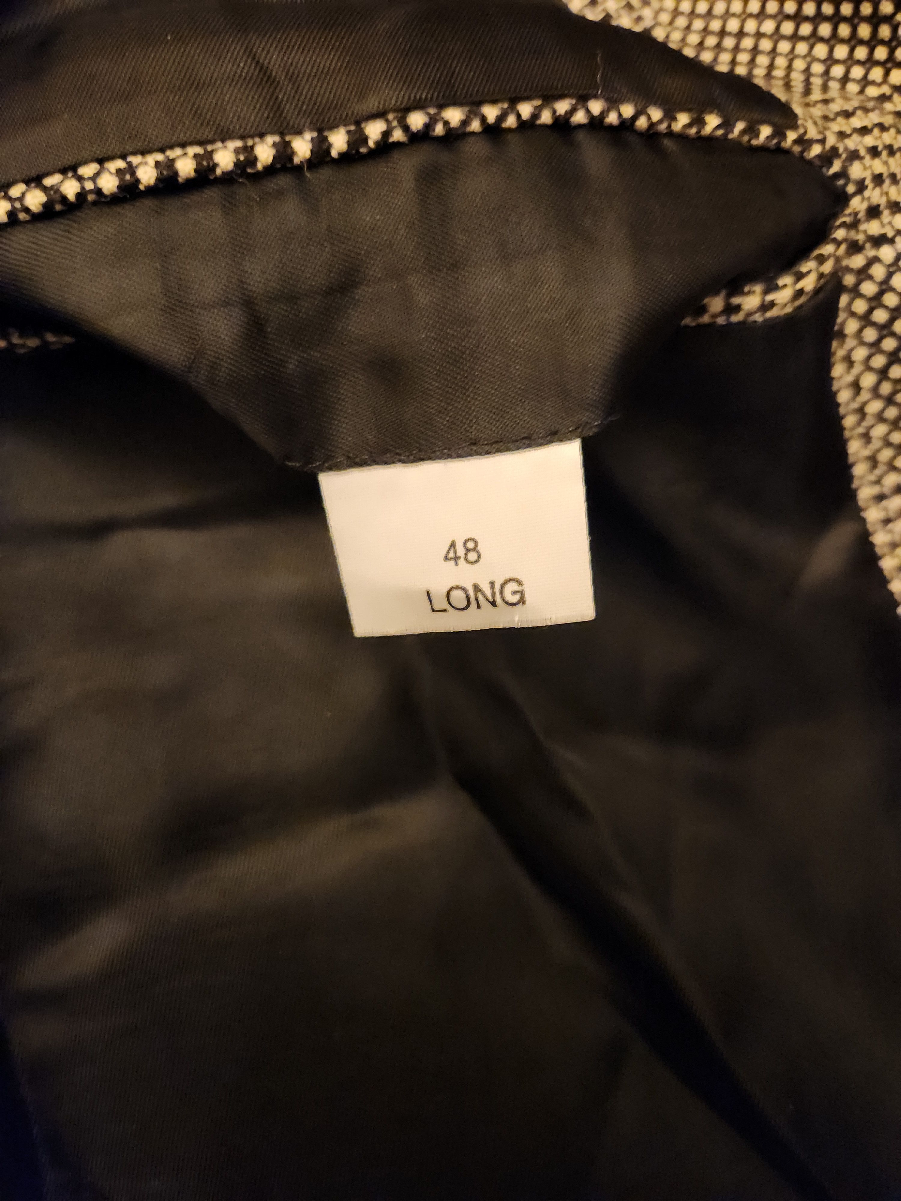 Other Vintage 90's Carlo Cardini Italian Made Glen Plaid Blazer Size 48L - 6 Thumbnail