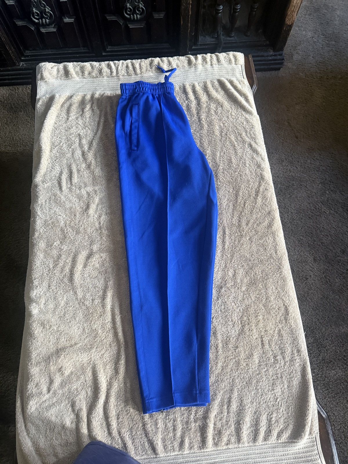 Nike VINTAGE Y2K Nike Royal Blue Track Pants Size US 35 - 5 Thumbnail