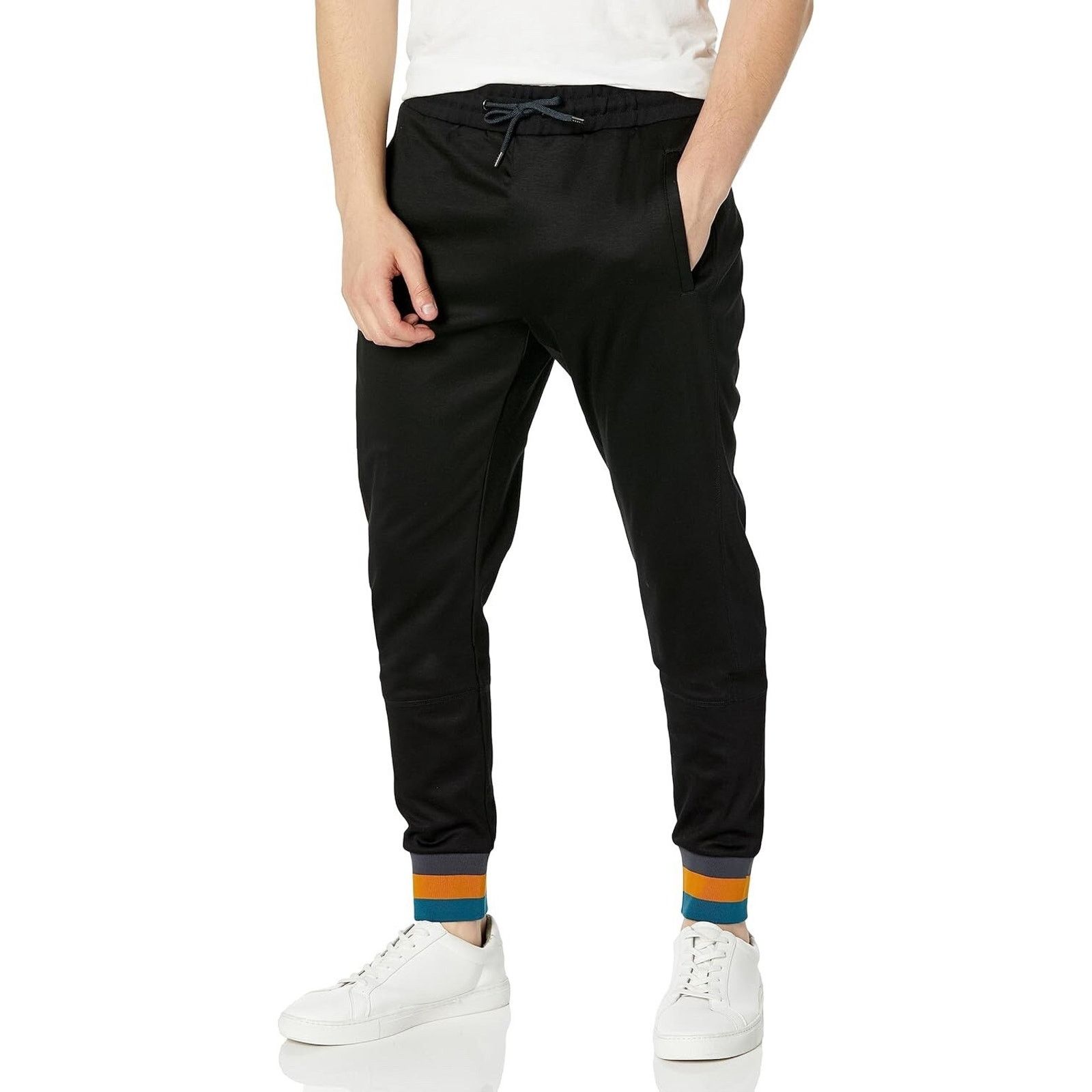 Paul Smith NWT $250 Paul Smith Joggers Lounge Track Pants Striped Cuff Size US 36 / EU 52 - 1 Thumbnail