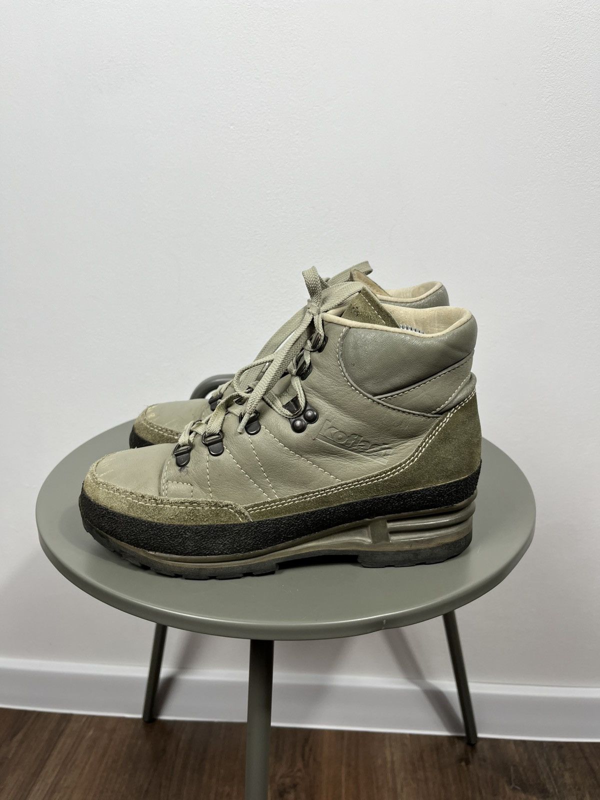 Leather Hiking Boots Womens EU 38 Vintage Outdoor Trail