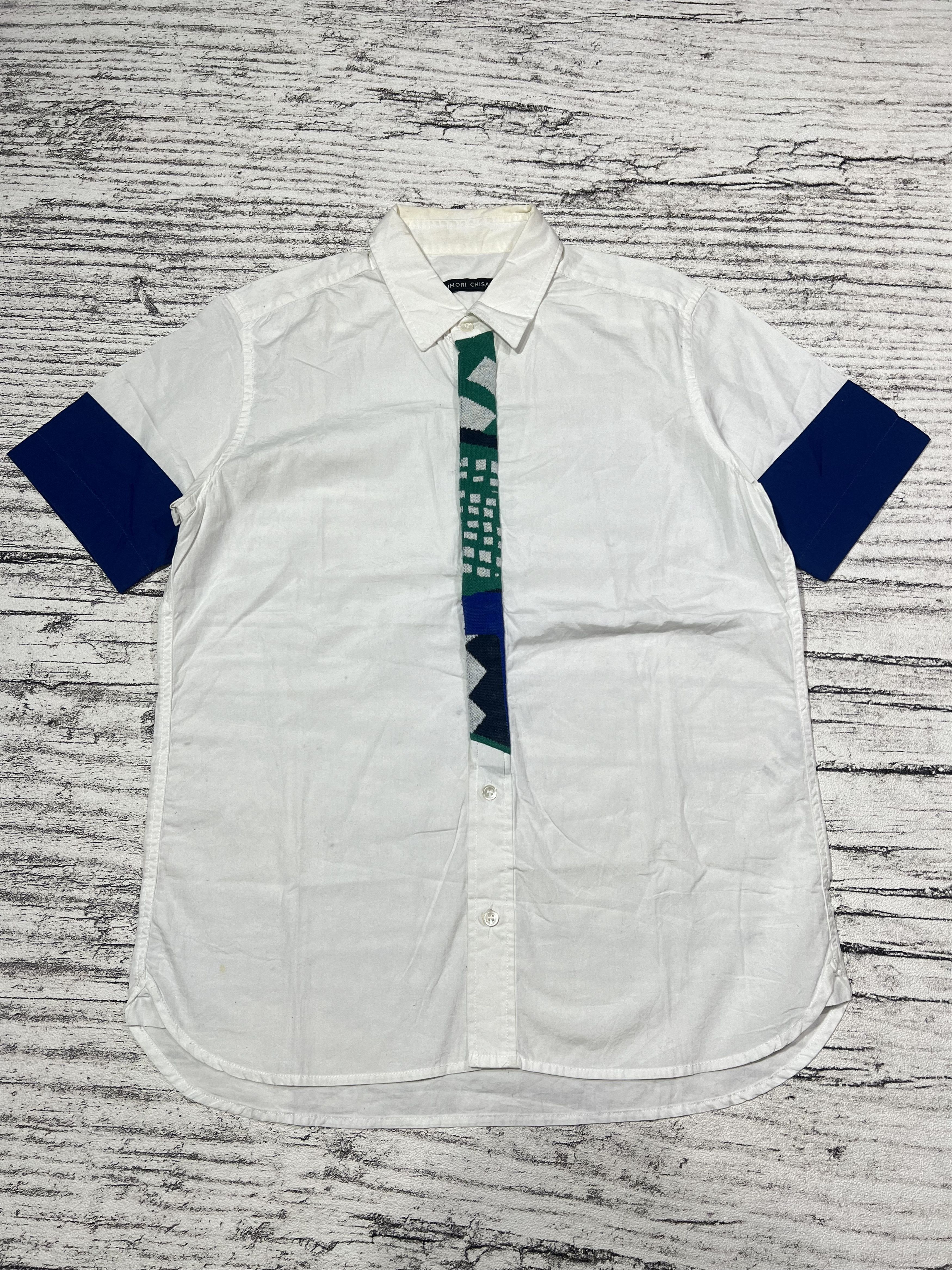 Issey Miyake 2000s Tsumori Chisato Japanese Hybrid Work Shirt Size US M / EU 48-50 / 2 - 1 Thumbnail