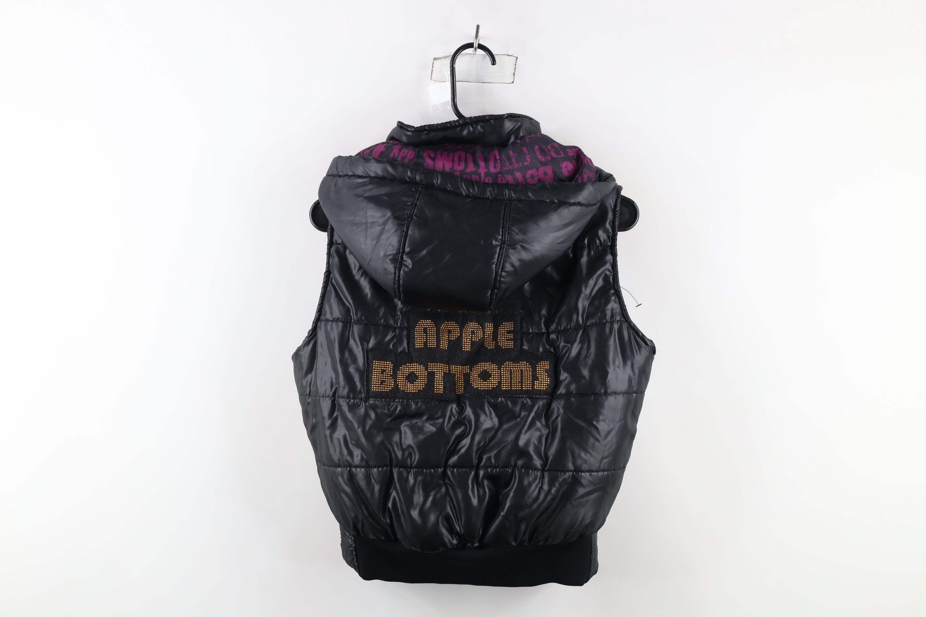 Vintage Vintage Y2K Apple Bottoms Jeans Hooded Puffer Vest Jacket Size M / US 6-8 / IT 42-44 - 14 Thumbnail