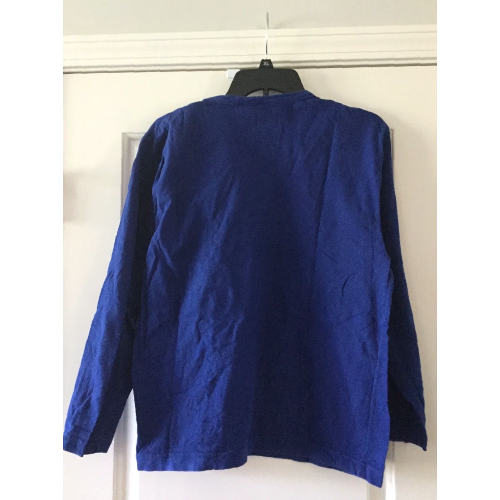 Vintage VINTAGE Jason Maxwell Long Sleeve Shirt Women’s Medium Blue Cotton Size M / US 6-8 / IT 42-44 - 4 Thumbnail