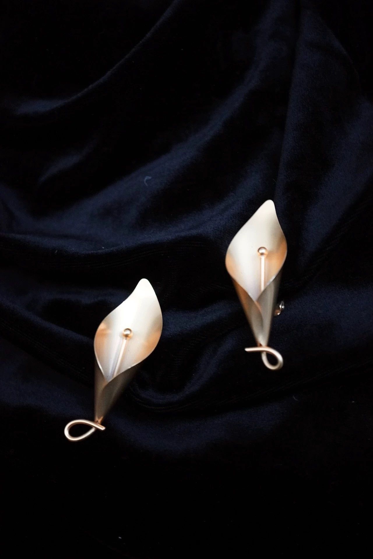 Kenzo Kenzo 1980s Rare Calla Lily Earclips Size ONE SIZE - 8 Thumbnail
