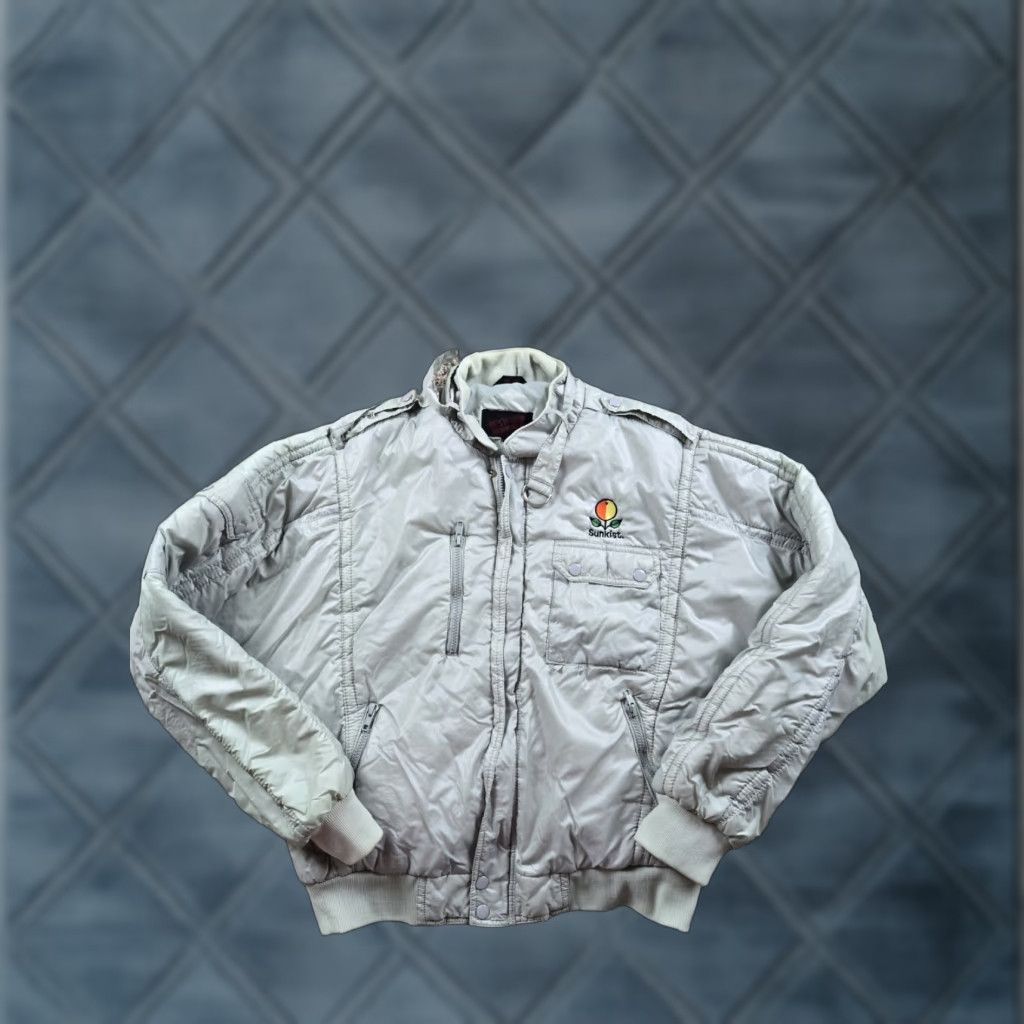 Vintage VINTAGE Upstream Racing Division Jacket Large Gray Full Zip 1980s Nylon Sportswear Mens Size US L / EU 52-54 / 3 - 1 Thumbnail