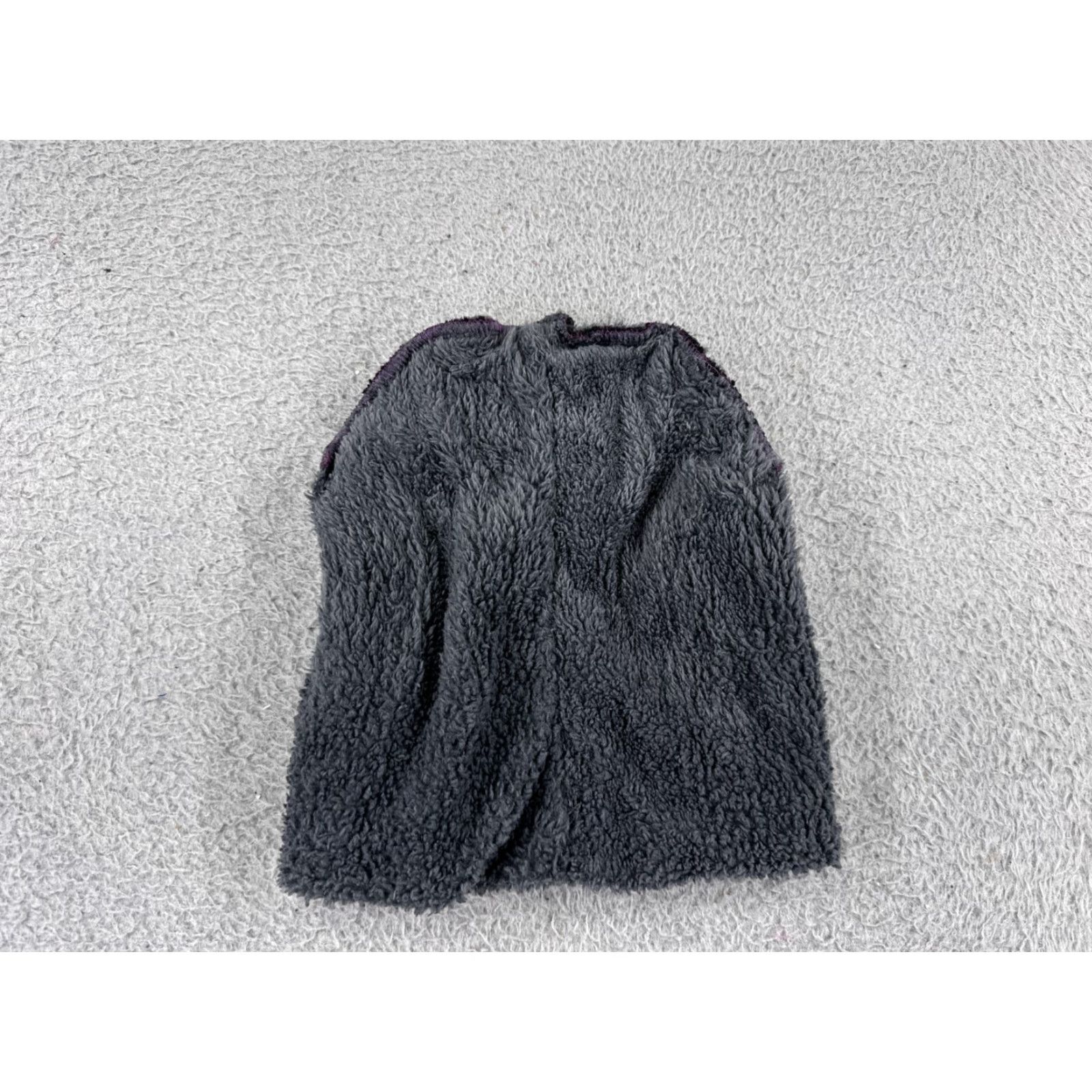 Vintage VINTAGE Beanie Toque Adult One Size Black Gray Knit Shell Polyester Fleece Lined Warm Size ONE SIZE - 4 Thumbnail