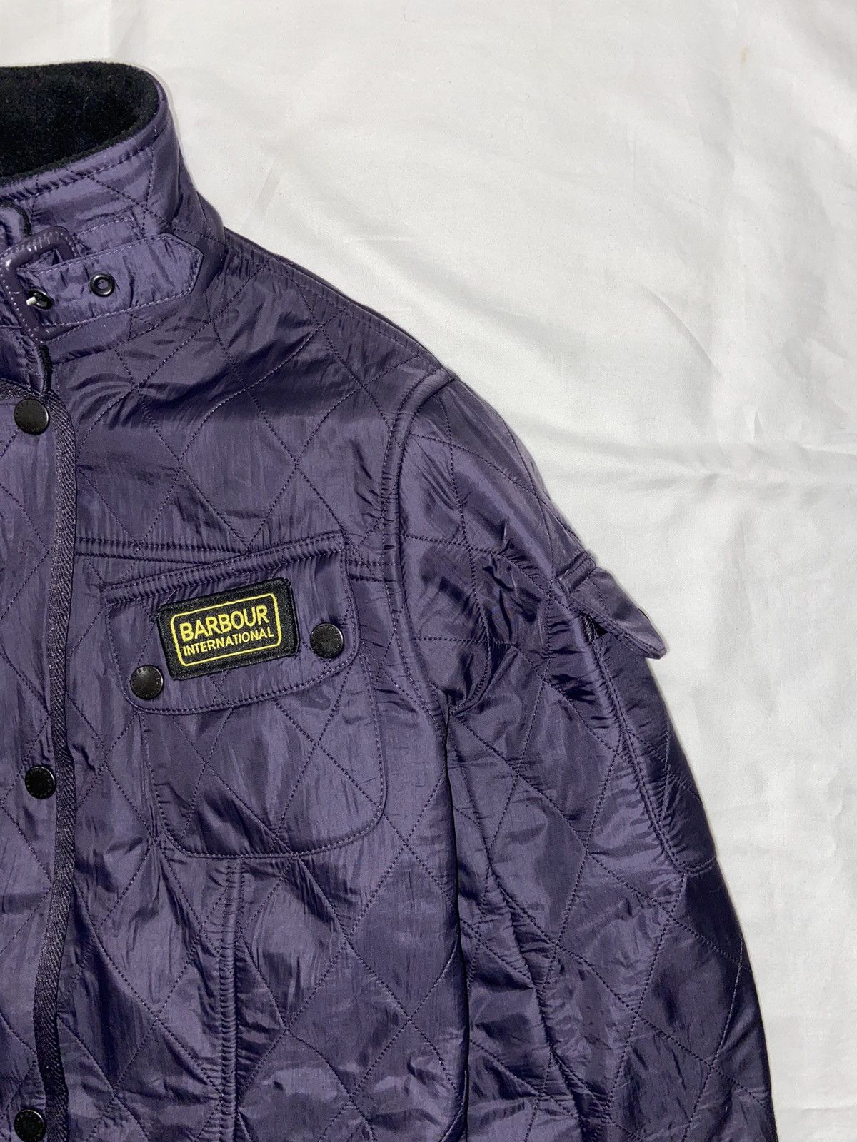 Barbour × Vintage VINTAGE WOMENS BARBOUR INTERNATIONAL JACKET PUFFER LUXURY Size M / US 6-8 / IT 42-44 - 7 Thumbnail